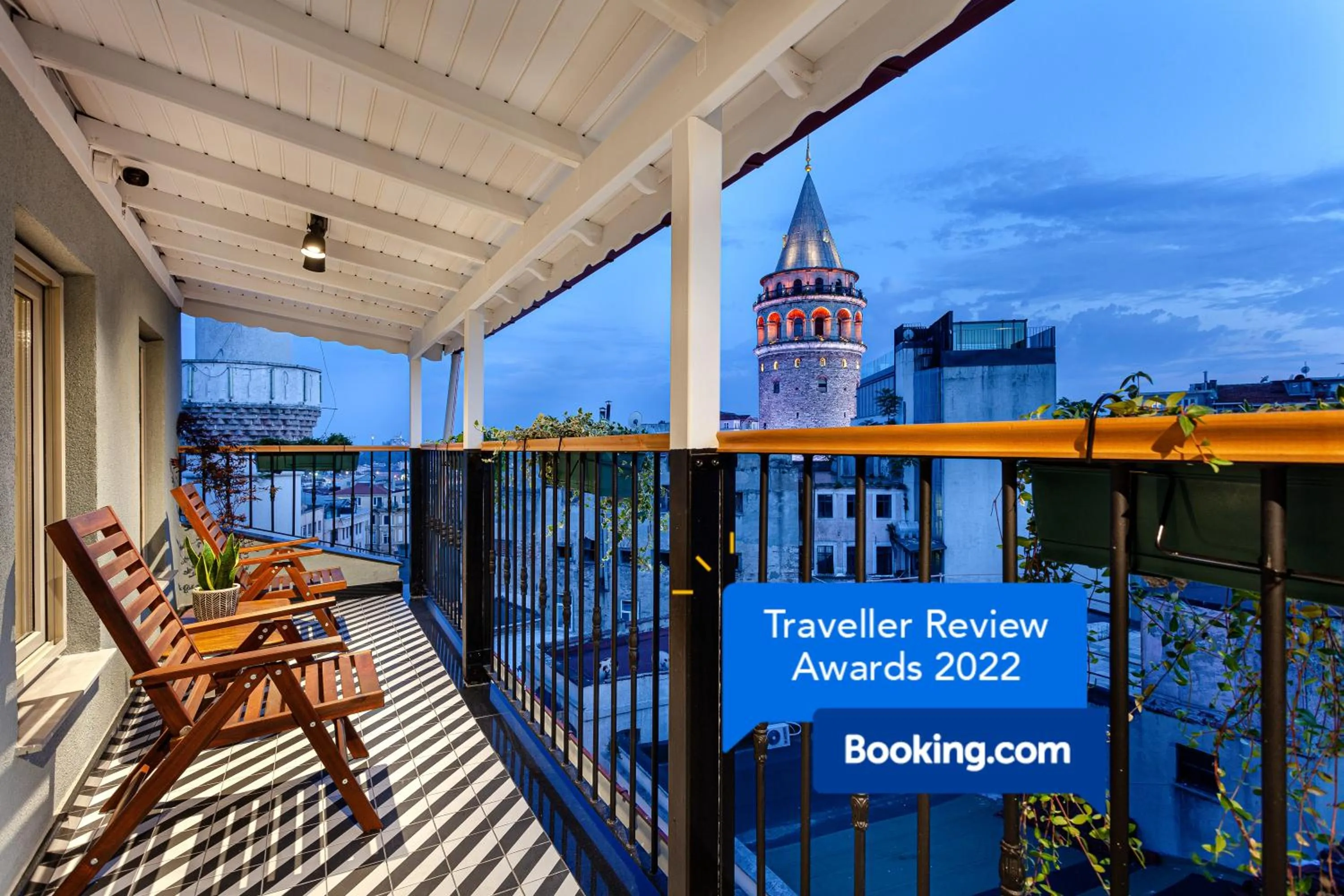 Balcony/Terrace in World House Boutique Hotel Galata