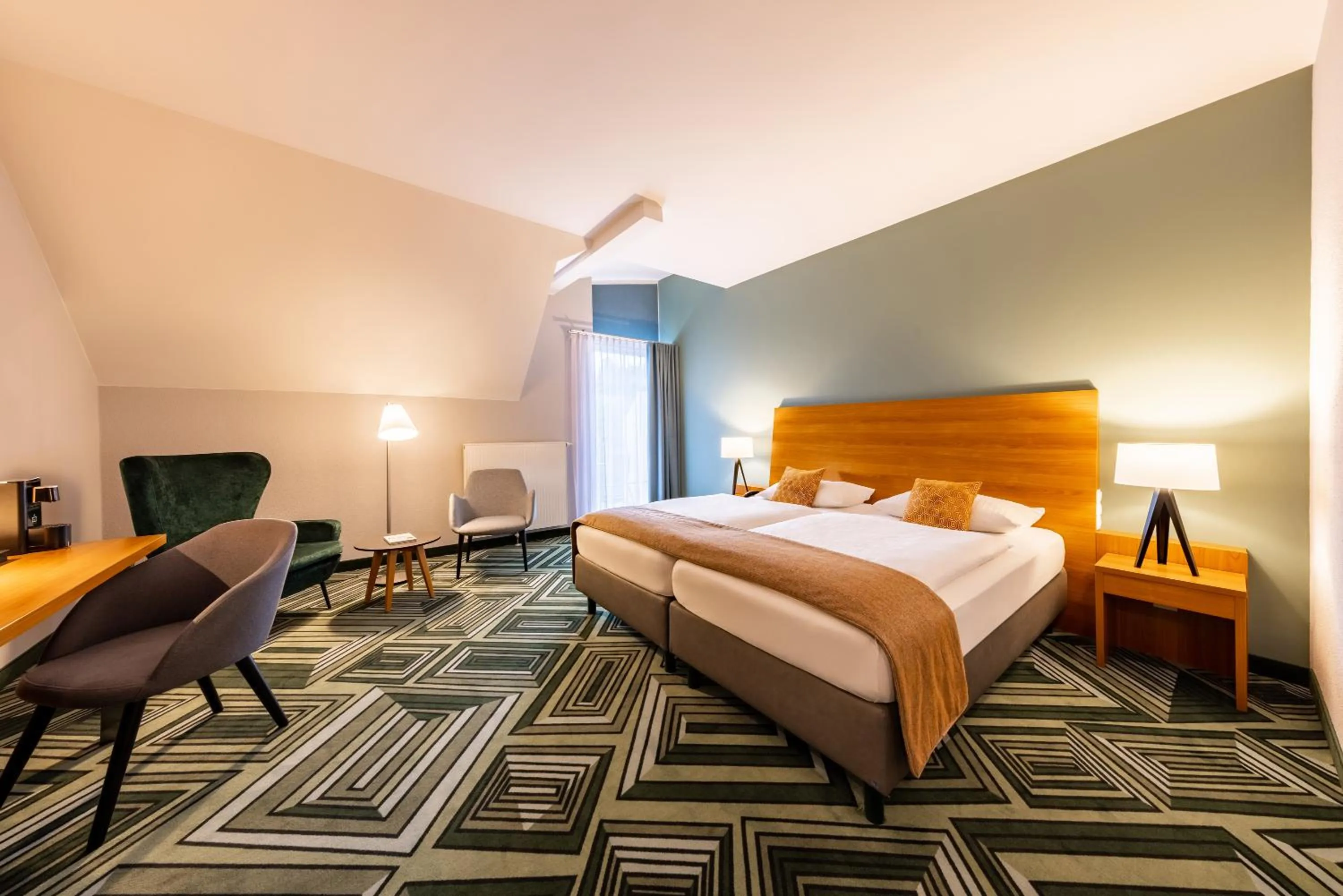 Bedroom, Bed in Best Western Plus Parkhotel Maximilian Ottobeuren