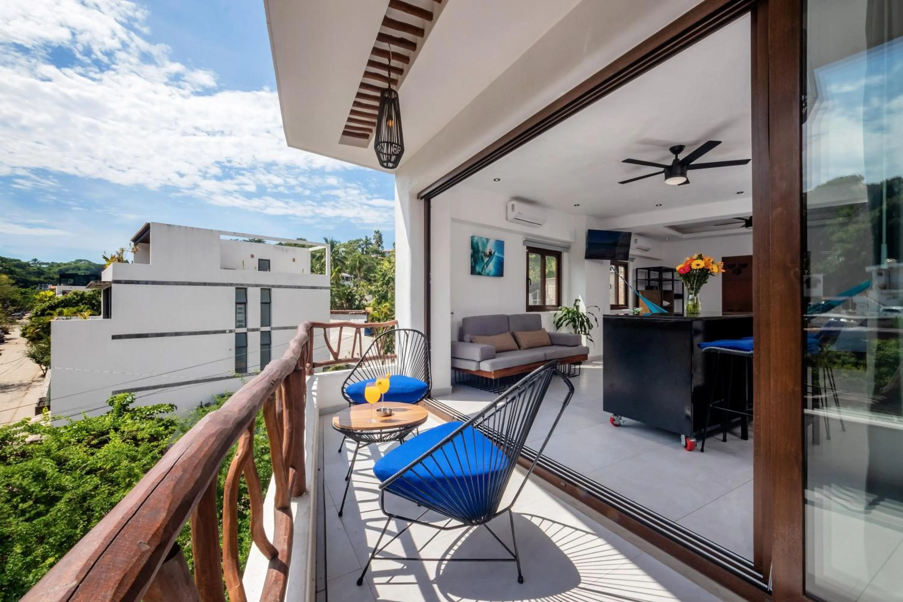 Balcony/Terrace in Casa Makawe ONLY ADULTS