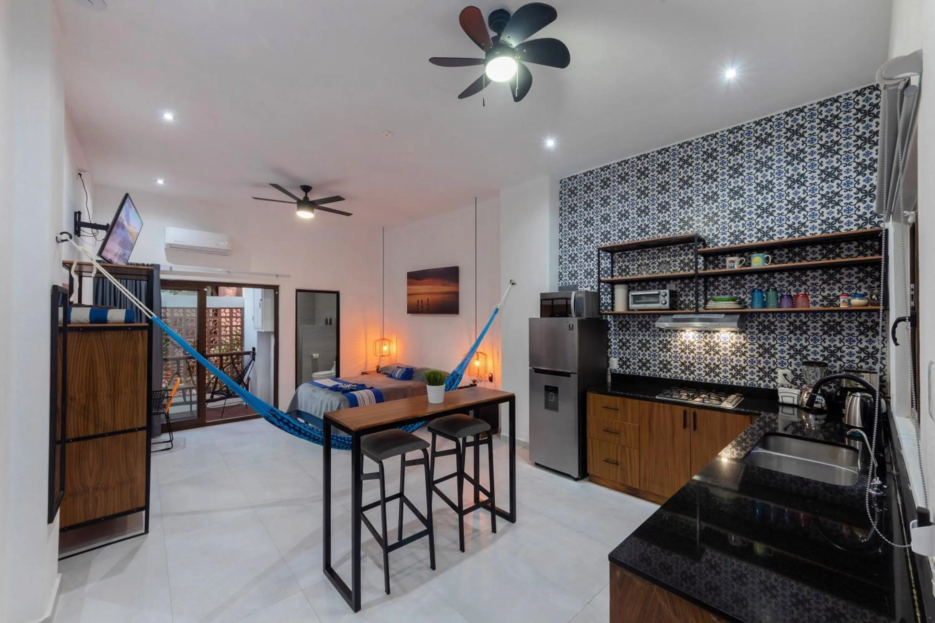 Kitchen or kitchenette in Casa Makawe ONLY ADULTS