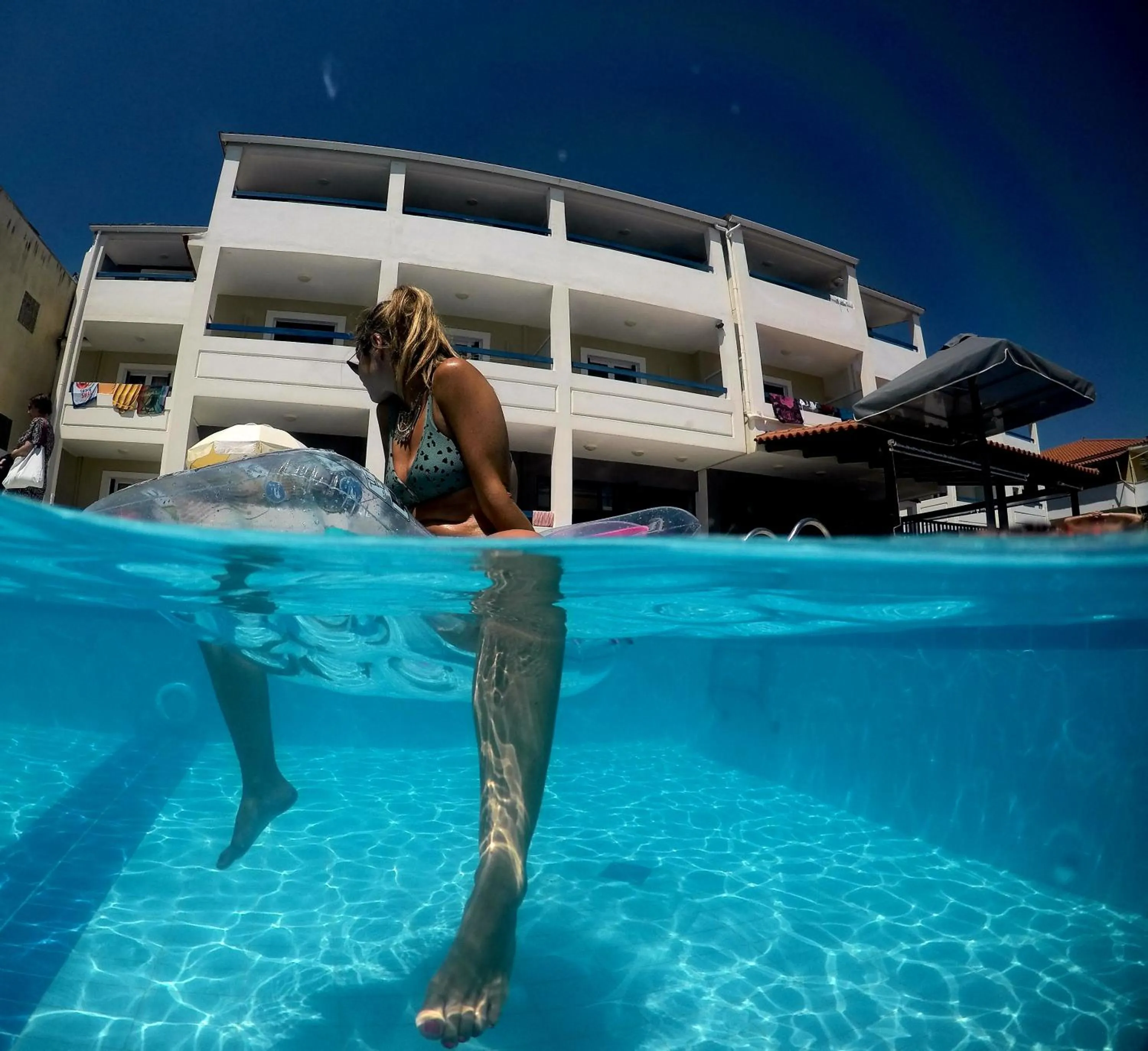 Property building in Jannos Beach hotel