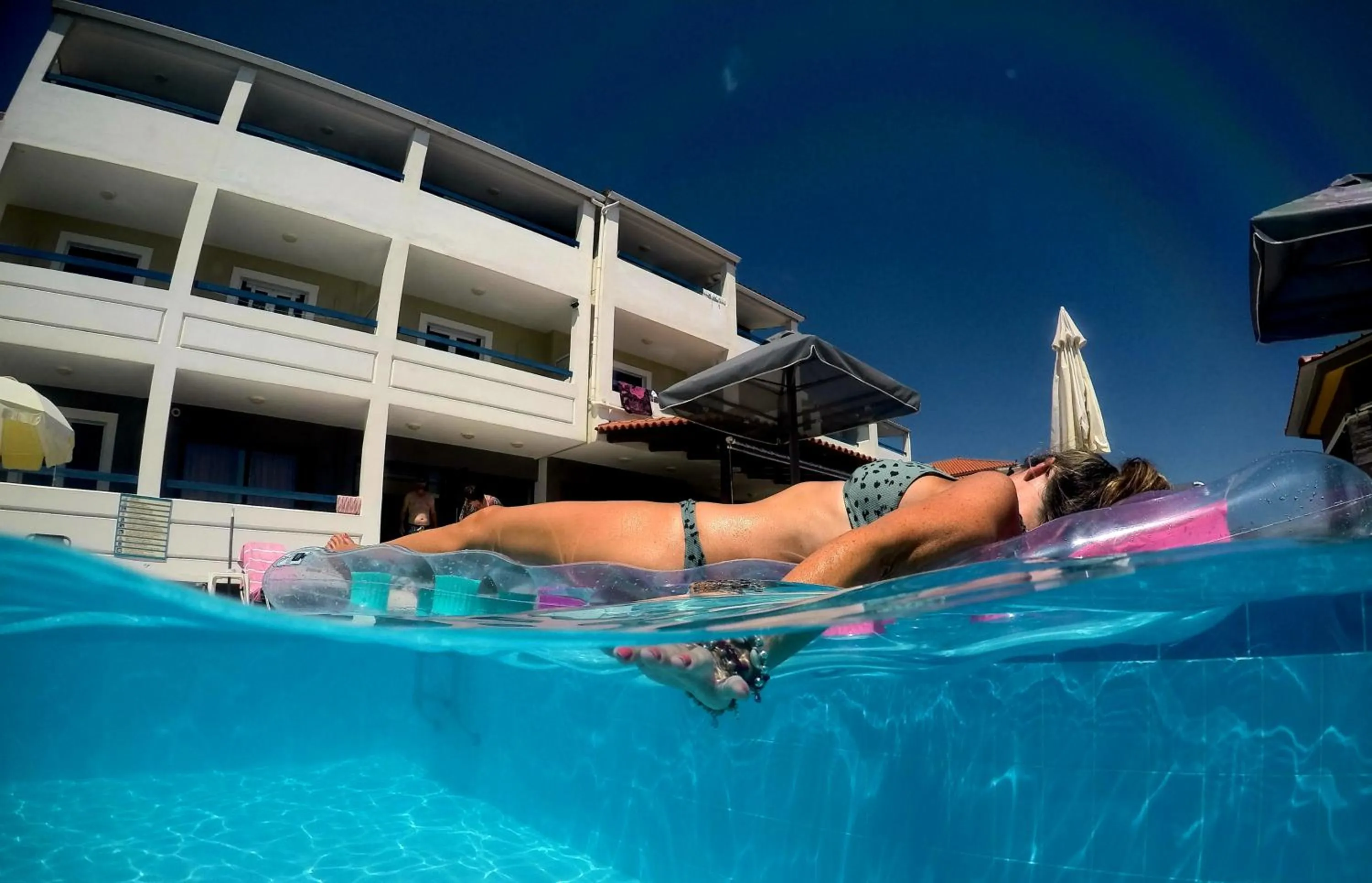 Property building in Jannos Beach hotel