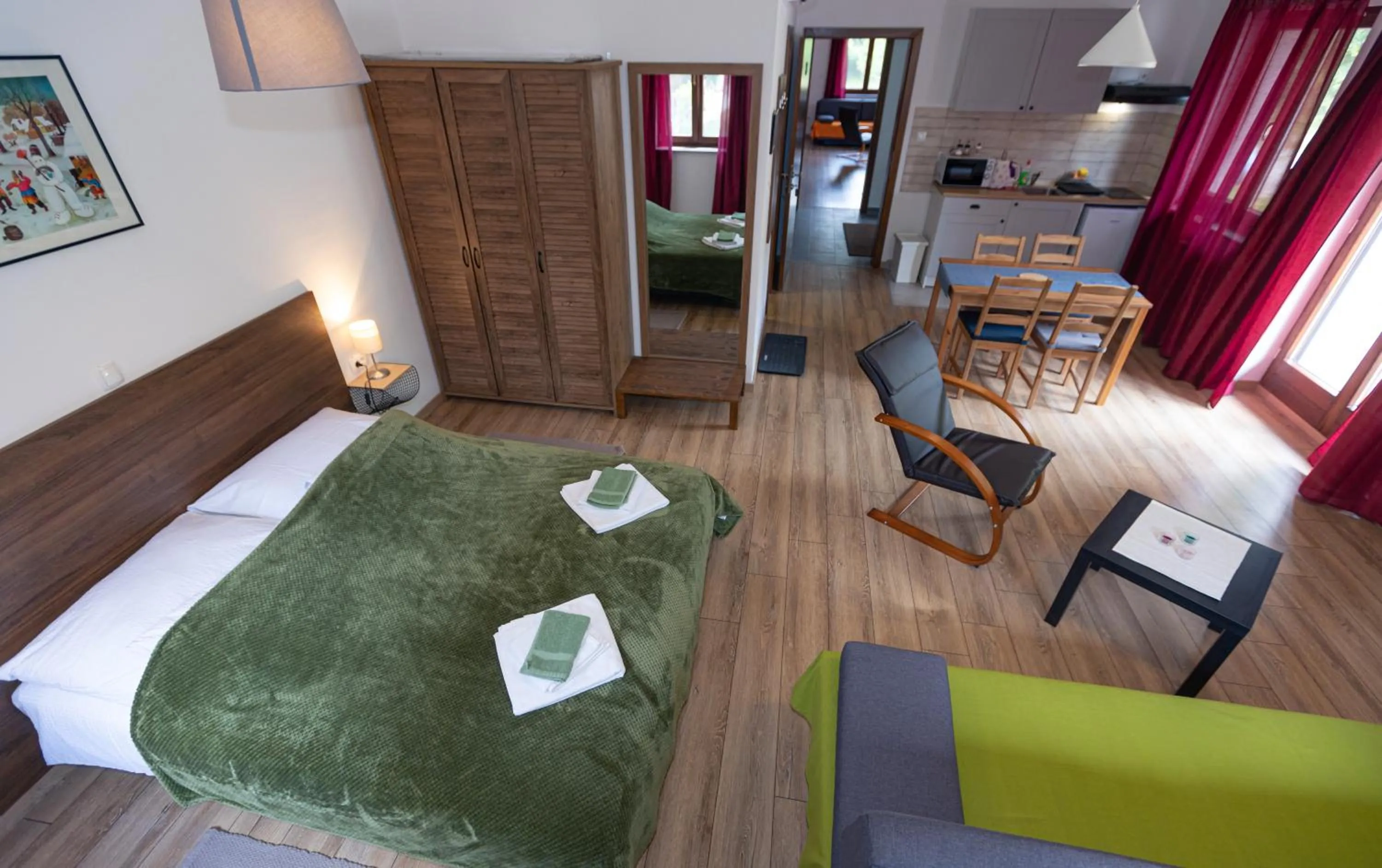 Bed in B&B Green Serenity Plitvice Lakes