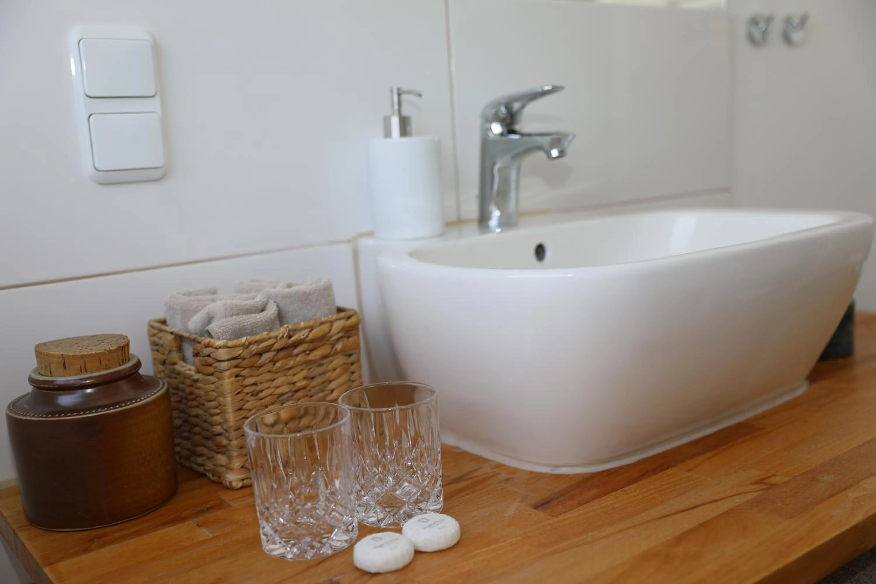 Bathroom in Hotel Weinlaube