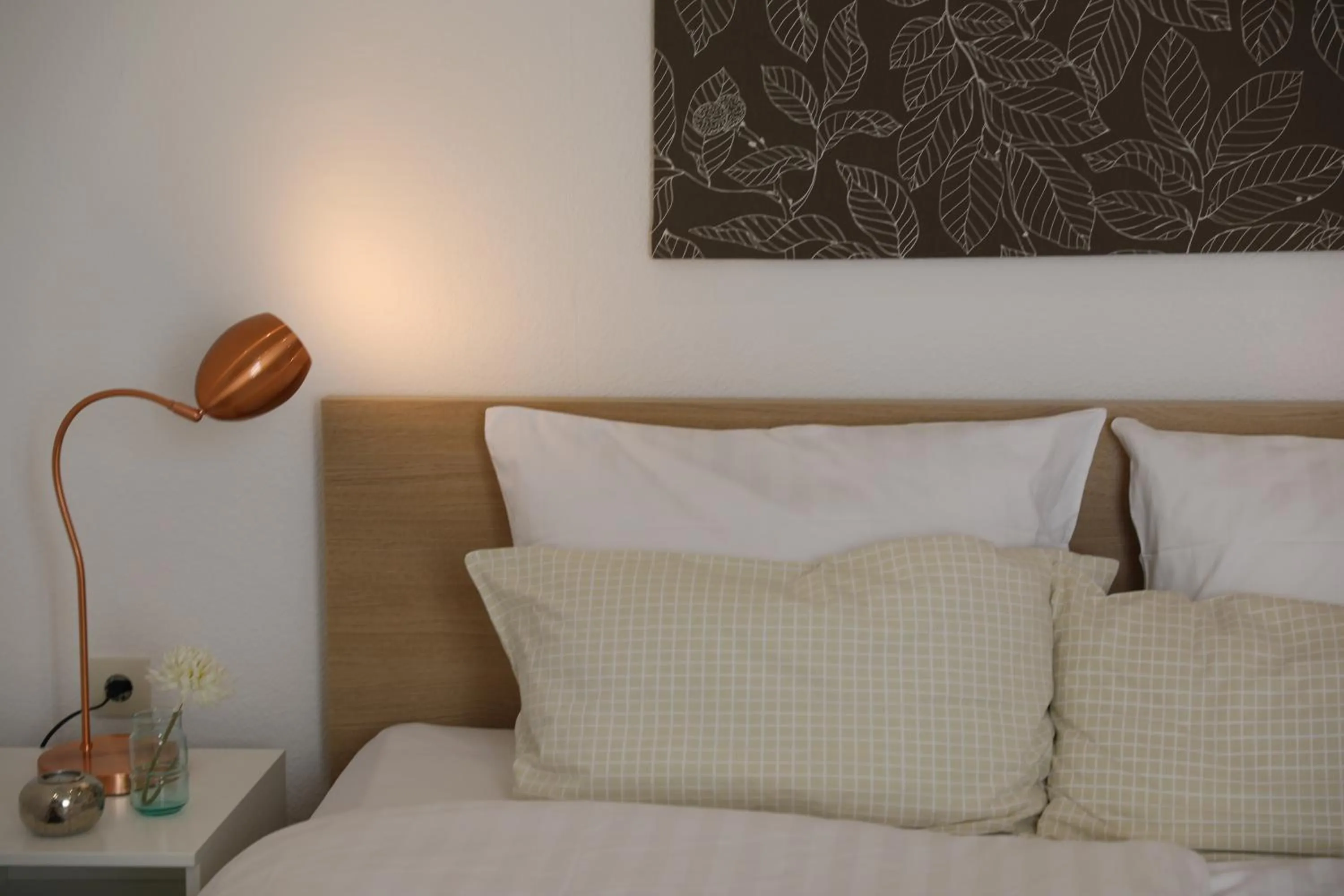 Bed in Hotel Weinlaube