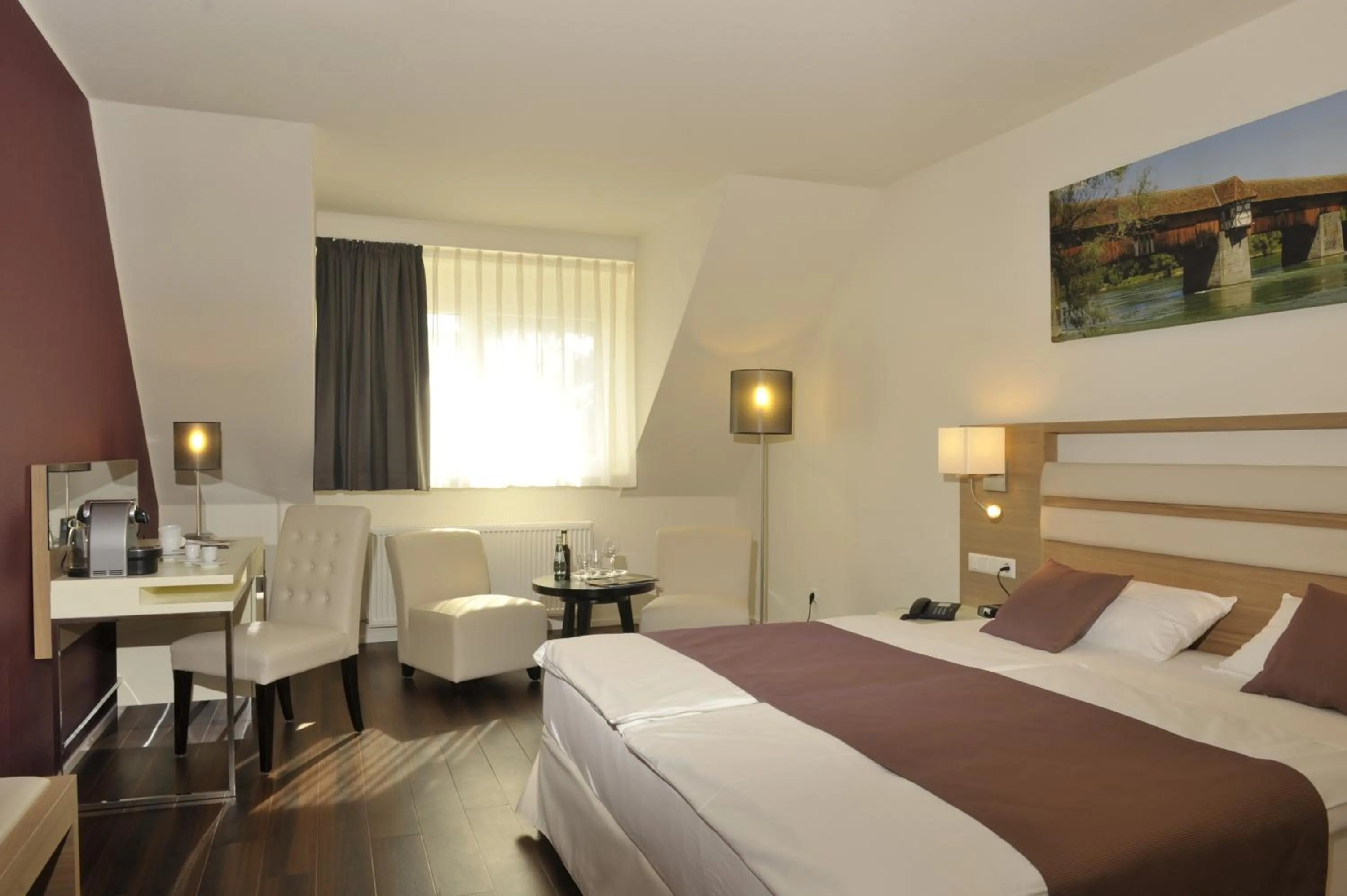 Bed in Hotel Goldener Knopf