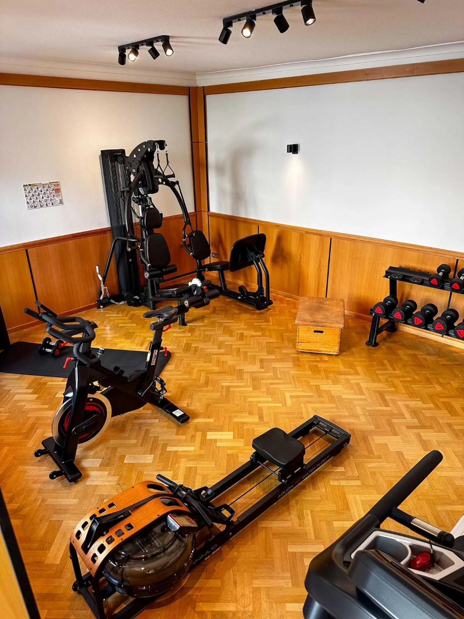 Fitness centre/facilities in Hotel Goldener Knopf