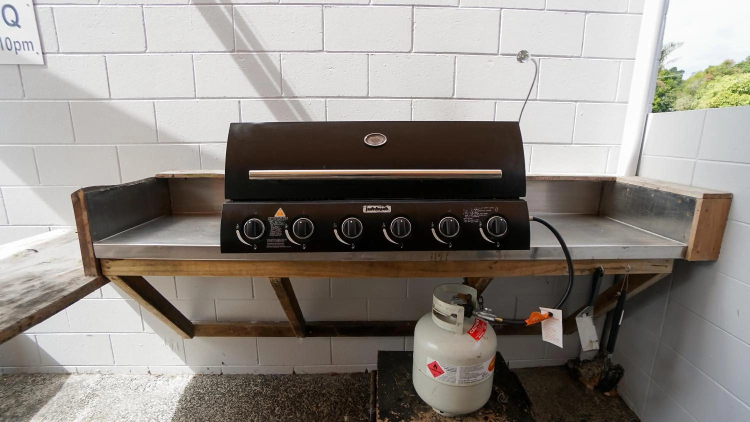 BBQ facilities in Whangarei Central Holiday Park