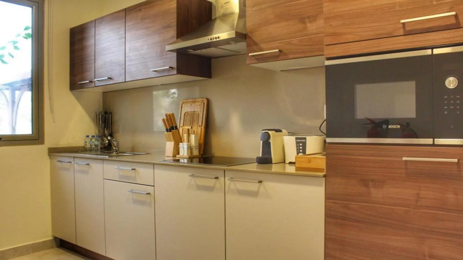 Kitchen or kitchenette in Jaw Resort & Spa