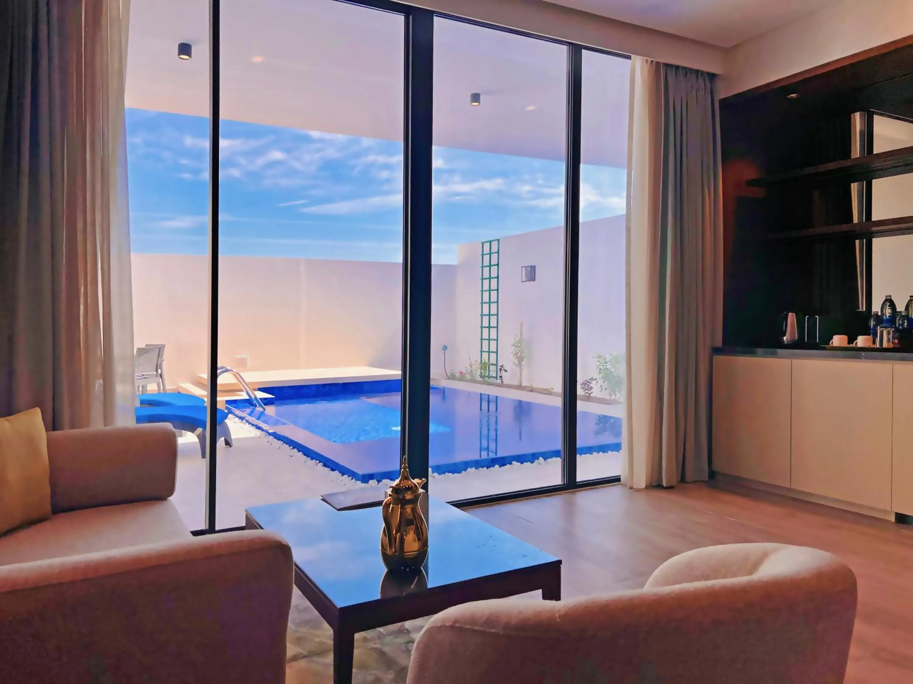 Seating area in Jaw Resort & Spa