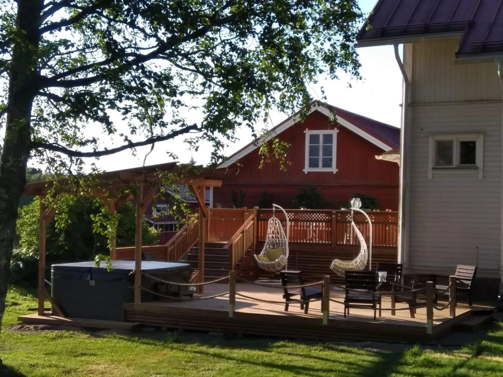 Patio in Kartanomajoitus Sofia & Angelique