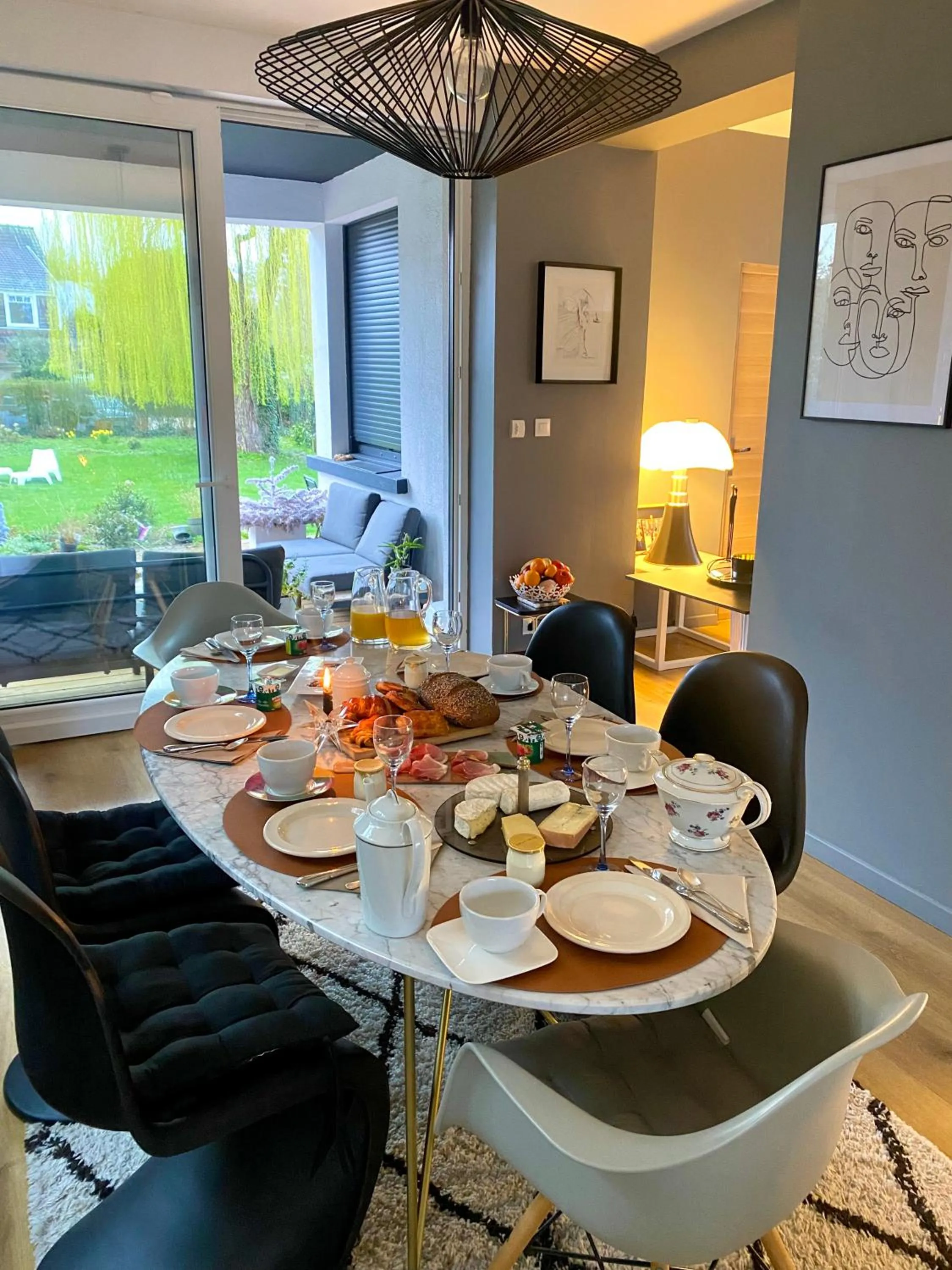 Food and drinks in La Demeure Marcquoise