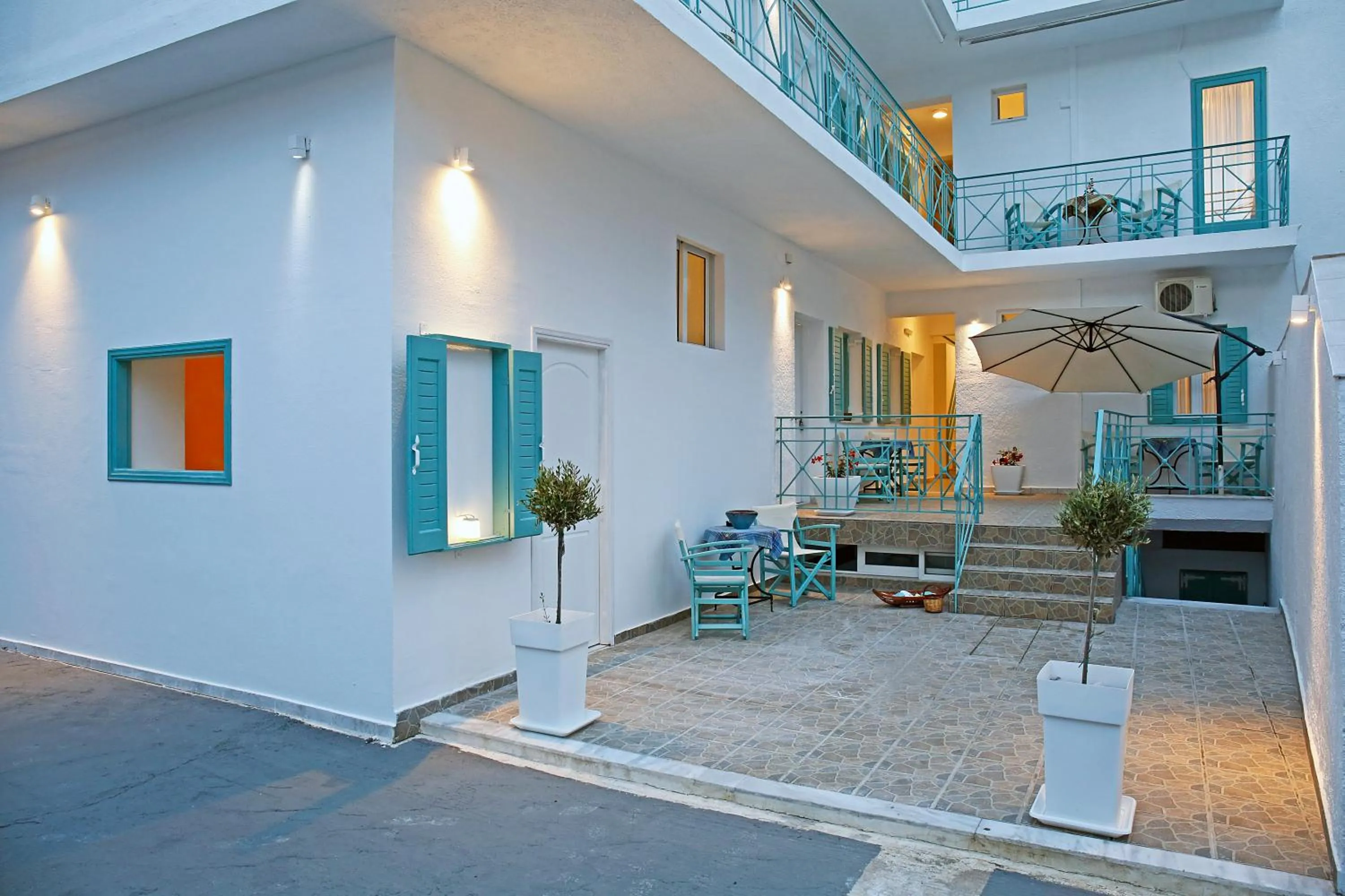 Facade/entrance in Agistri Apartments