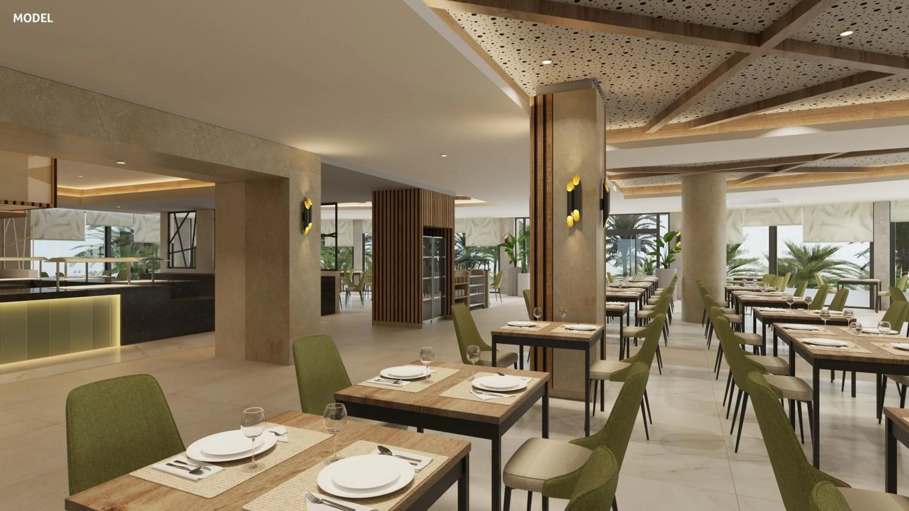 Dining area in Hotel Riu Palace Nautilus - Adults Only