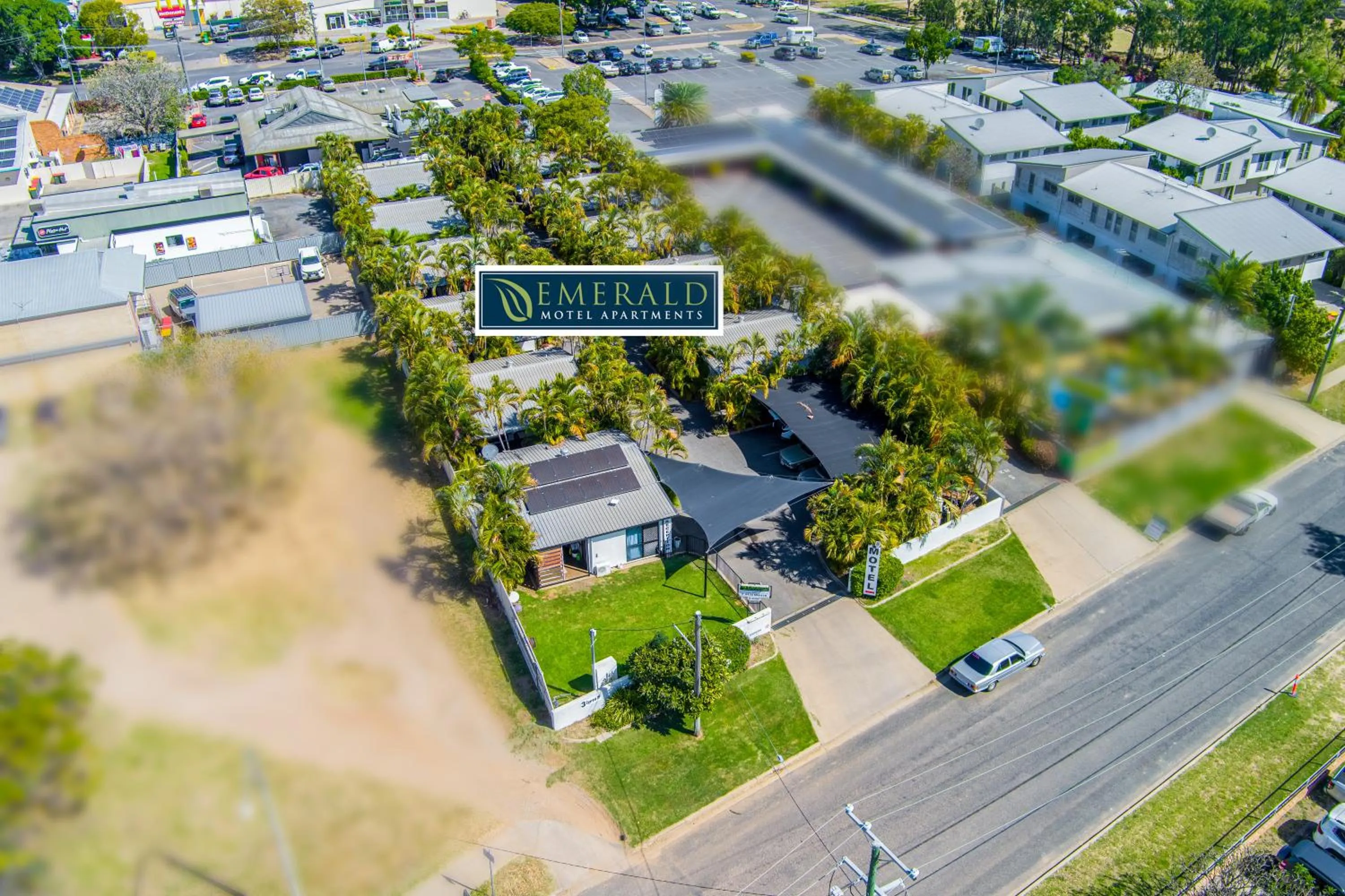 Bird's eye view in Emerald Motel Apartments
