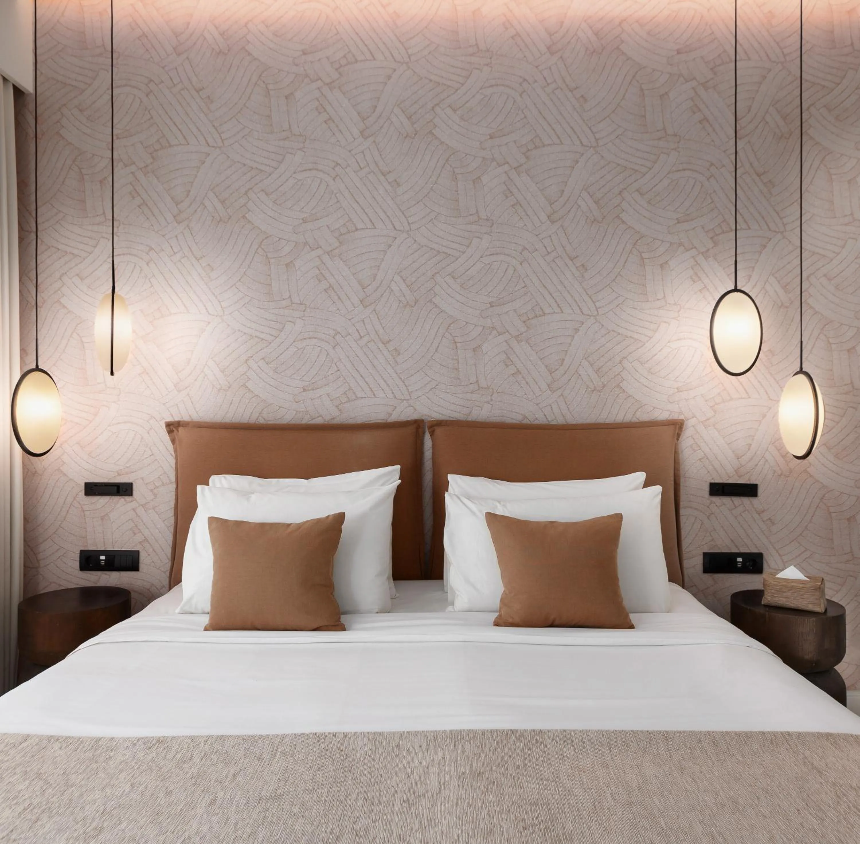 Bed in The Residence Christokopidou Hotel & Spa