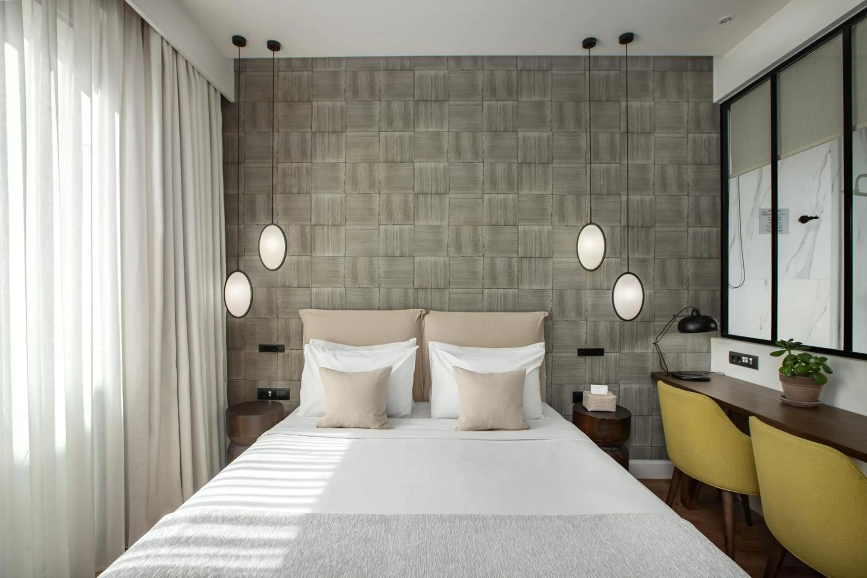 Bed in The Residence Christokopidou Hotel & Spa