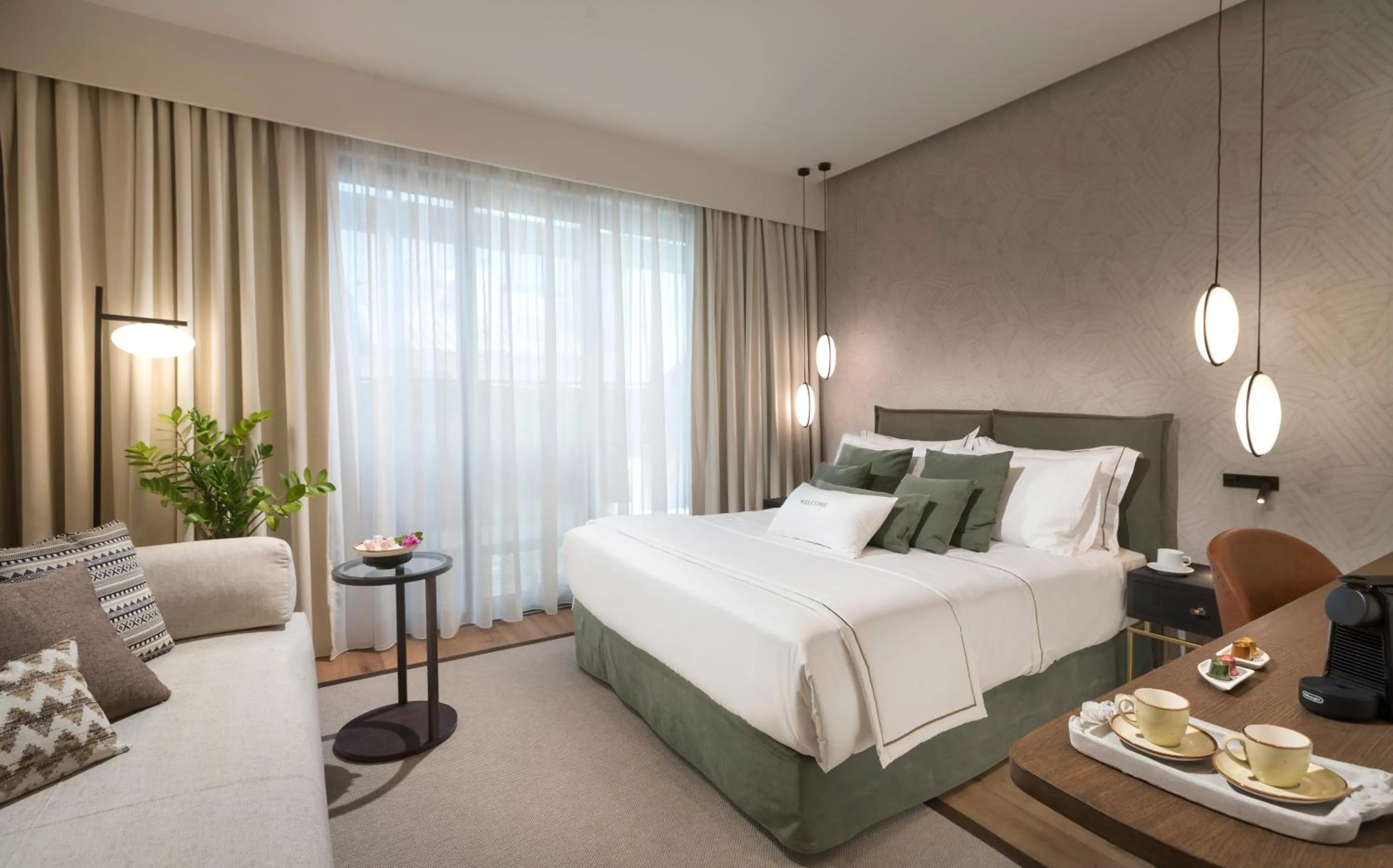 Bed in The Residence Christokopidou Hotel & Spa