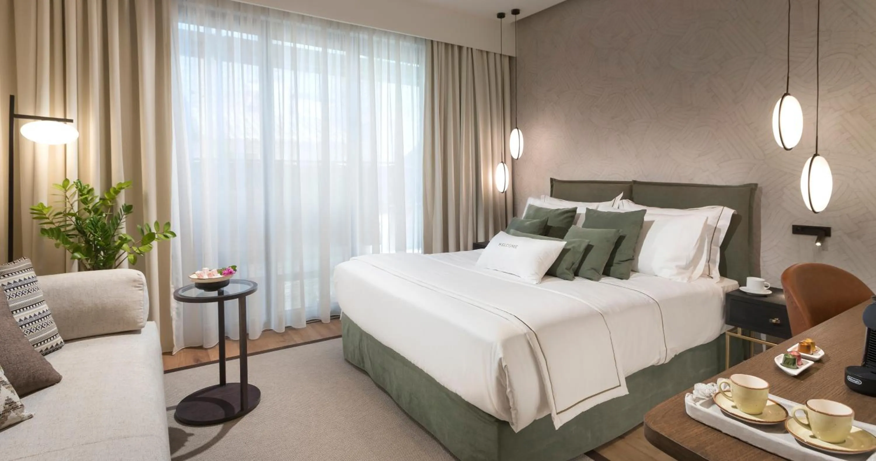 Bed in The Residence Christokopidou Hotel & Spa