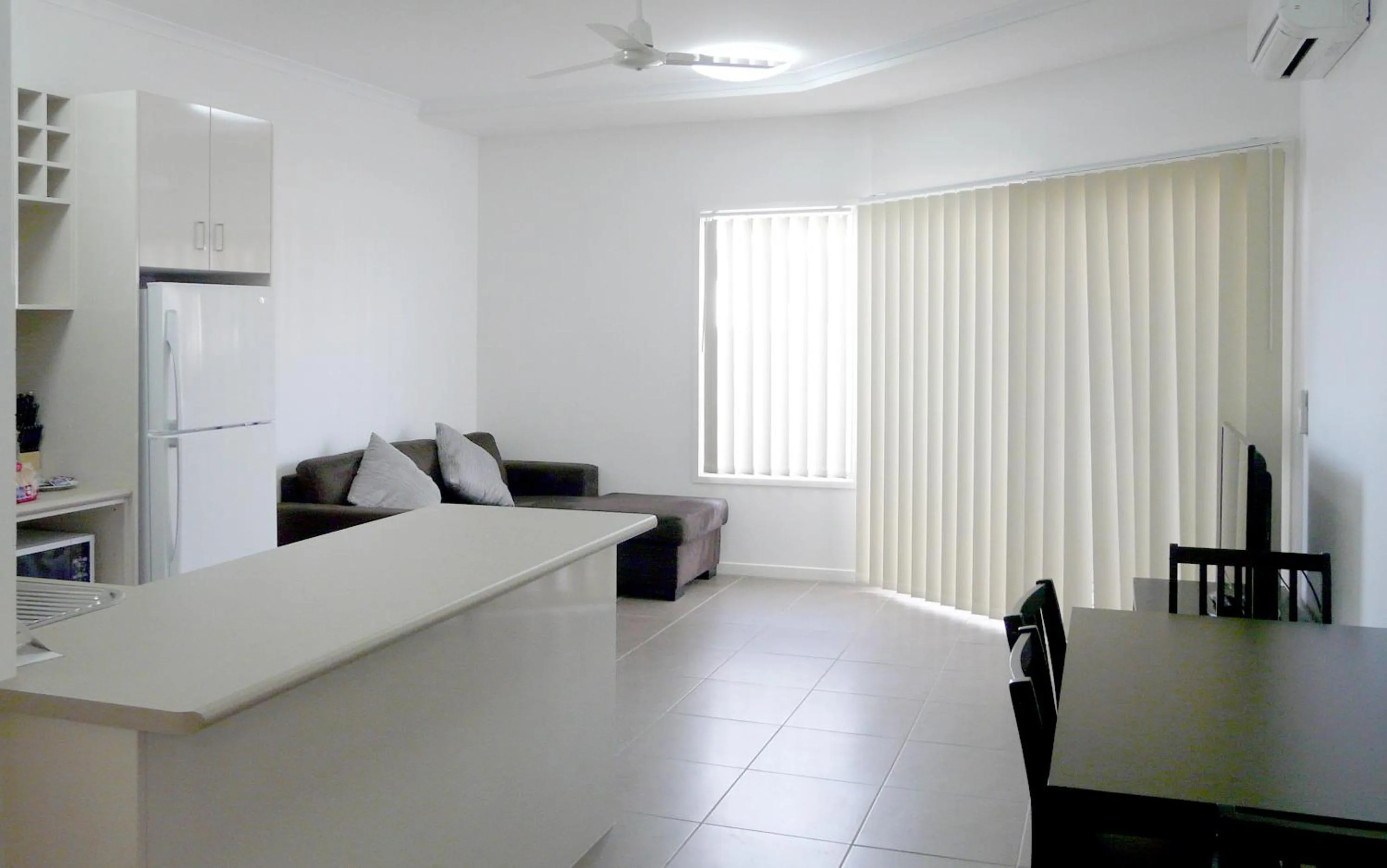 Living room in Monterey Apartments Moranbah