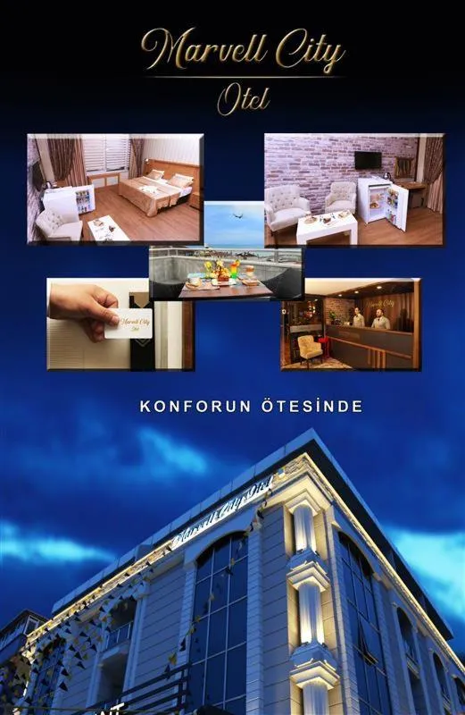 Text overlay in Marvell City Otel