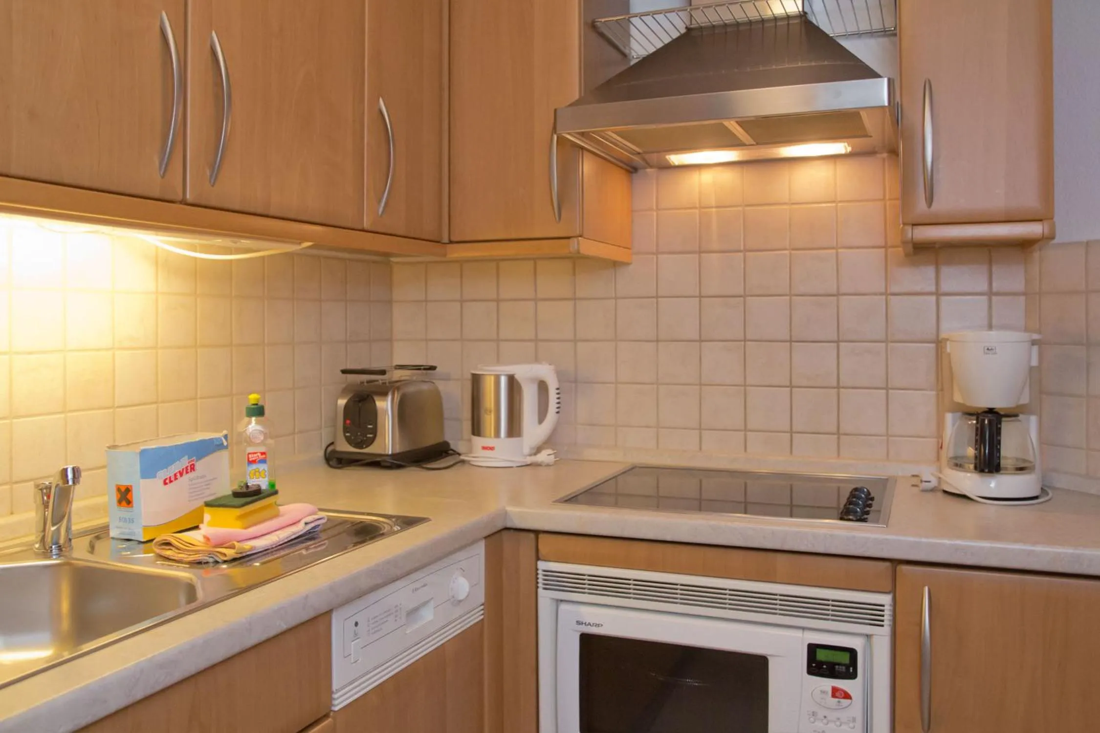 Kitchen or kitchenette in SEETELHOTEL Ostseeresidenz Bansin