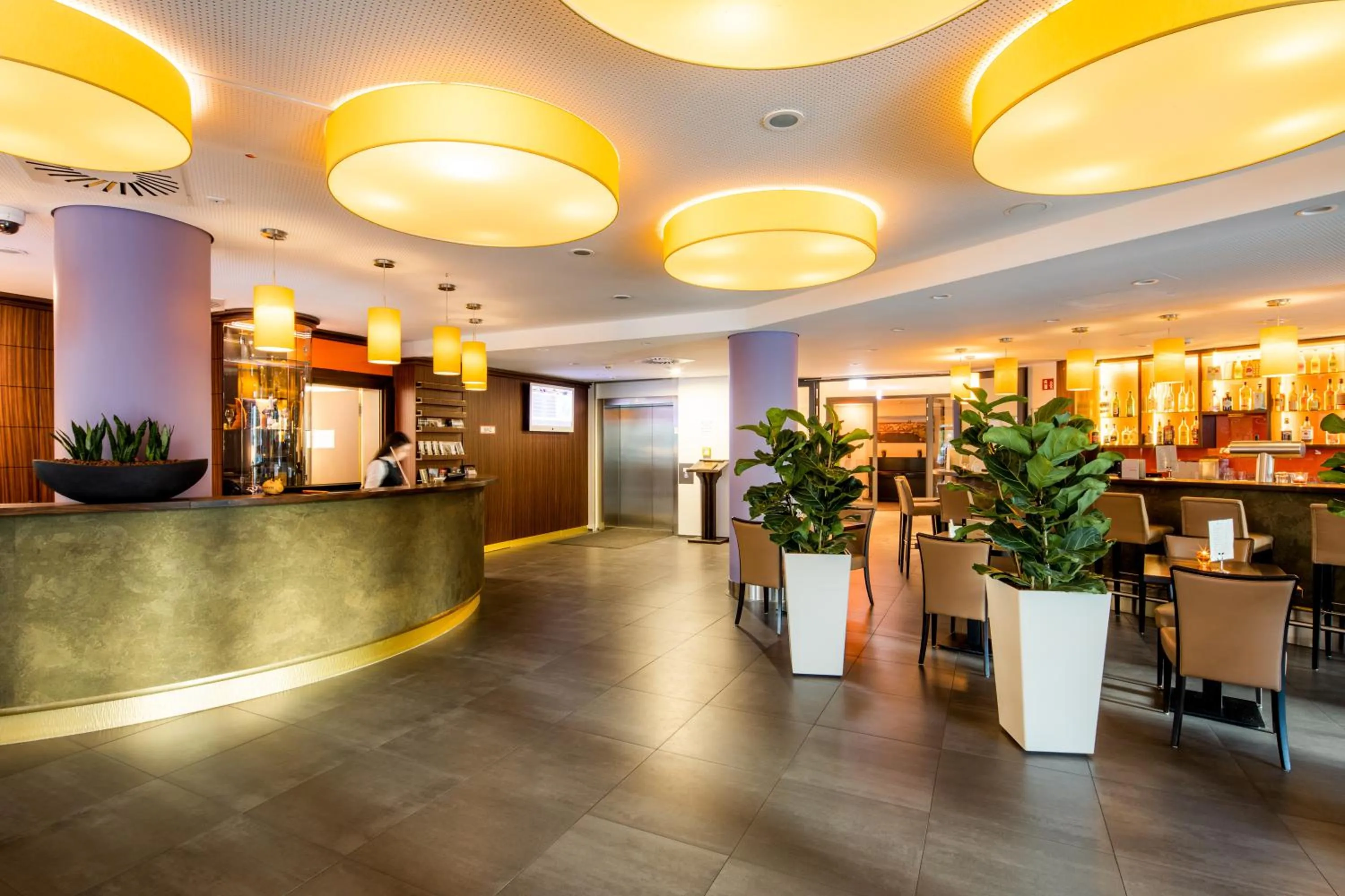 Lobby or reception in Stadthotel am Römerturm