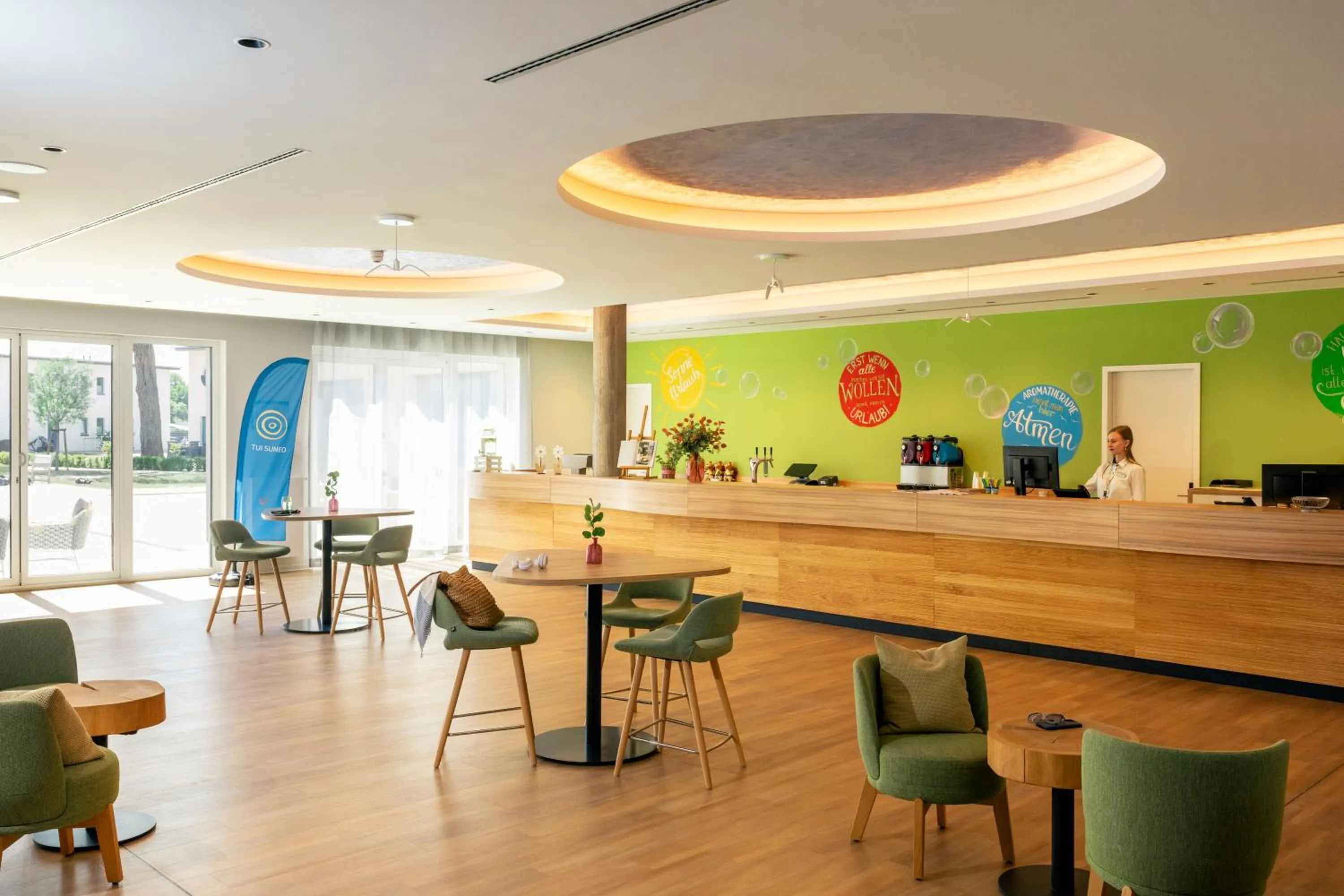 Lobby or reception in TUI SUNEO Kinderresort Ihr entspannter Familienurlaub mit Abenteuerspielplatz & der längsten Wasserrutsche im deutschen Teil der Insel Usedom