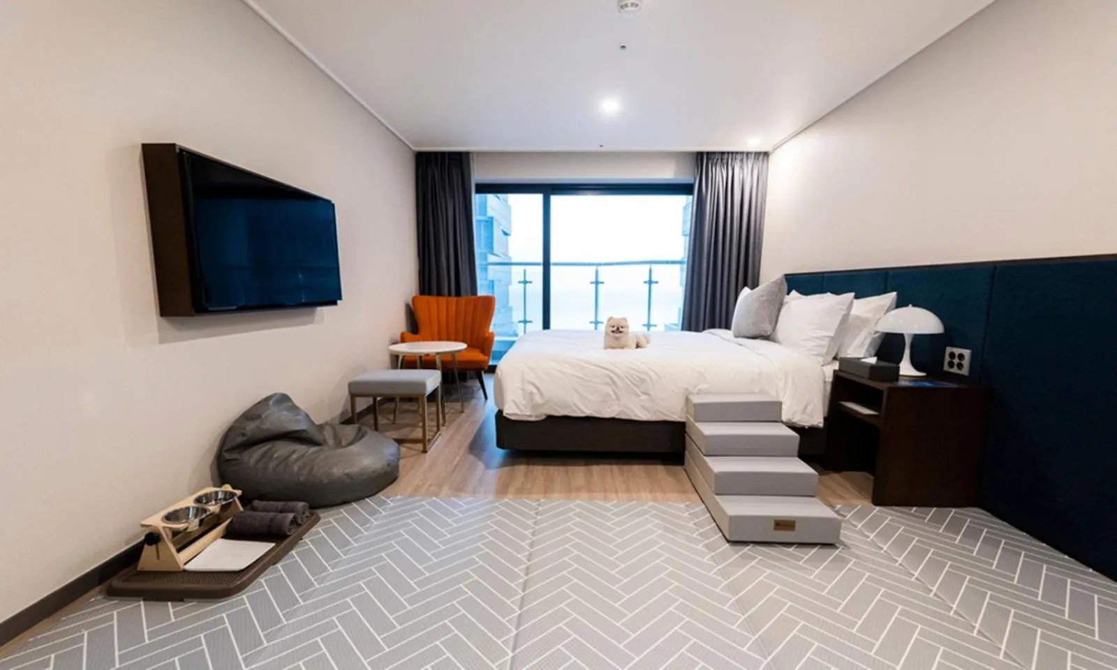 Bed in Busan Yeongmu Parade Hotel Haeundae Beach