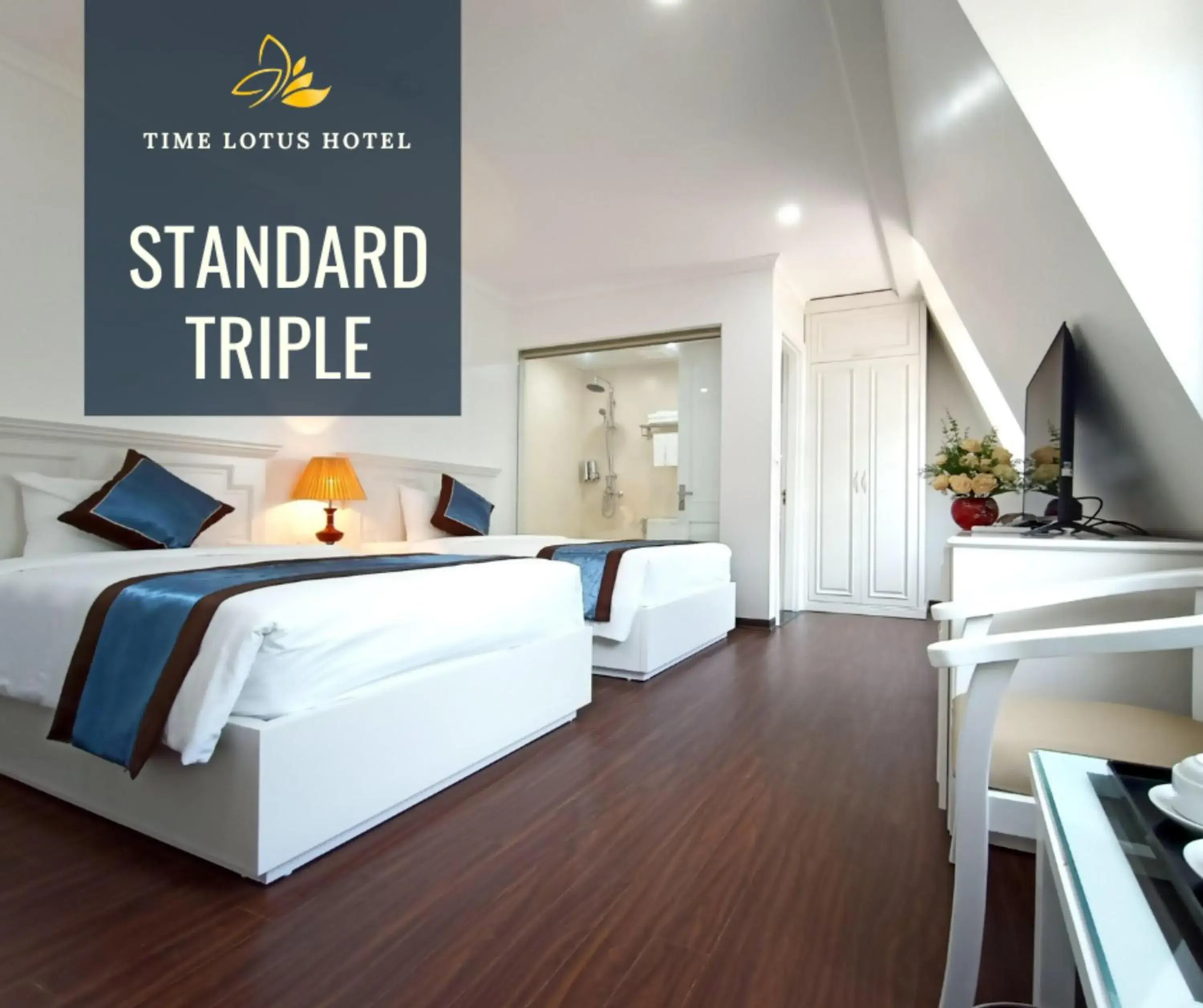 Standard Triple Room in Khách sạn Time Lotus Hạ Long Standard Triple Room in Khách sạn Time Lotus Hạ Long