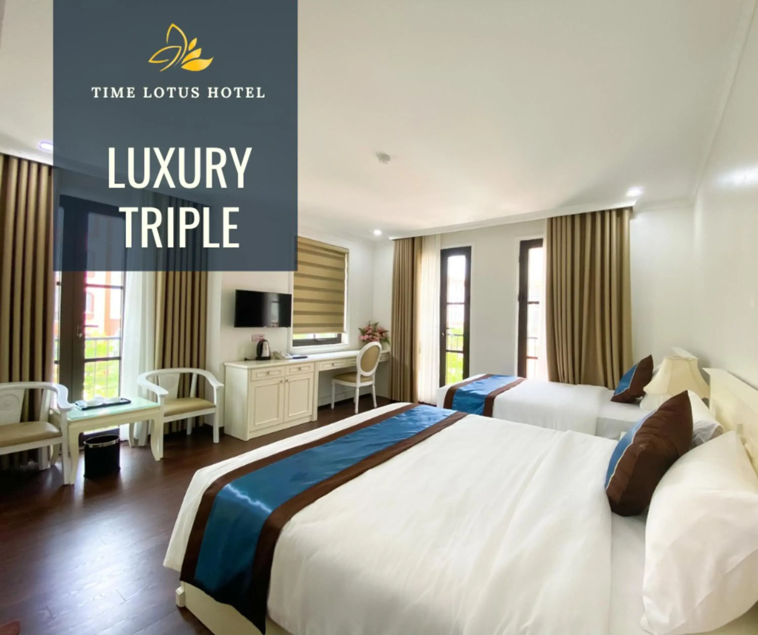 Luxury Triple Room in Khách sạn Time Lotus Hạ Long Luxury Triple Room in Khách sạn Time Lotus Hạ Long