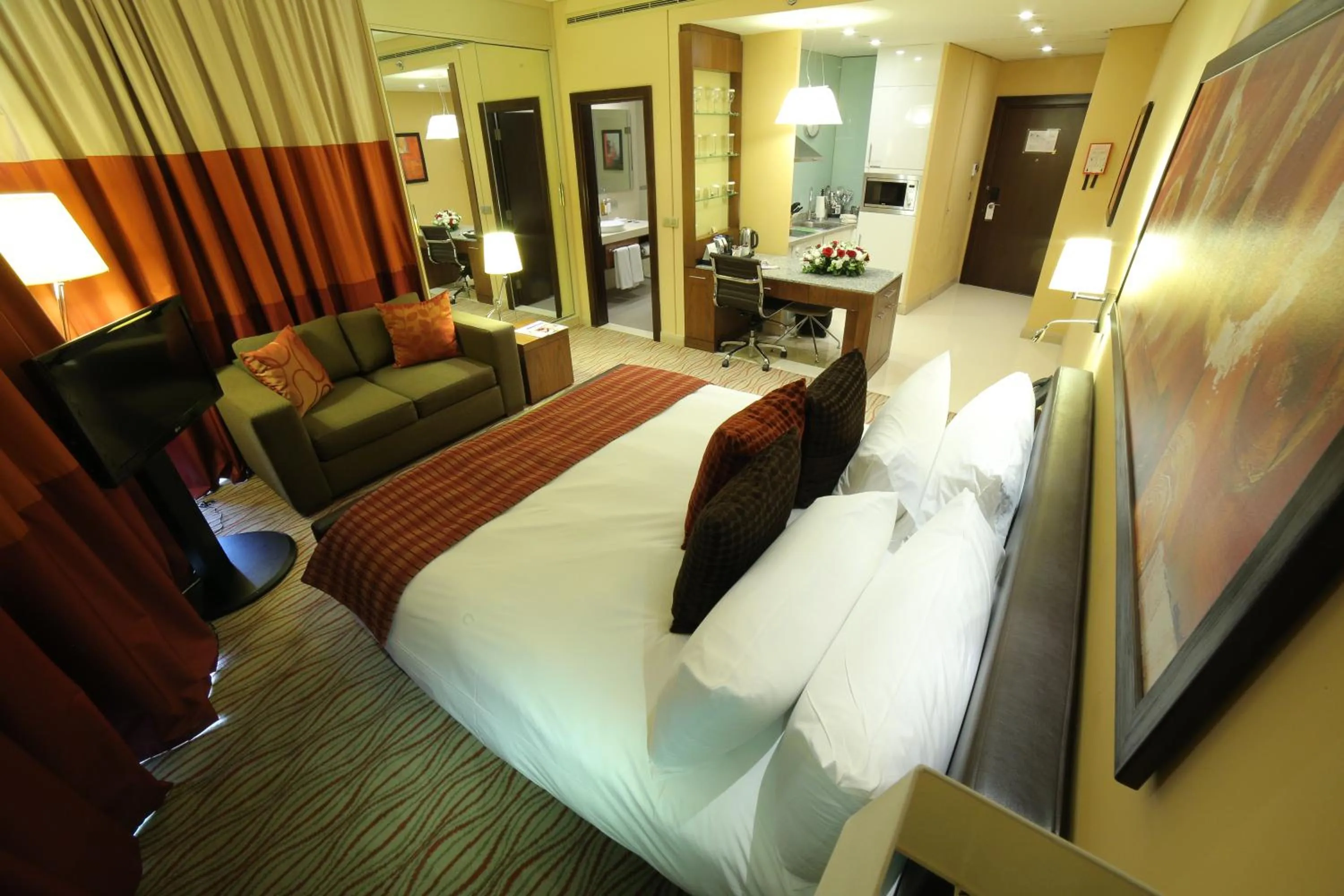 Photo of the whole room, Bed in Staybridge Suites Beirut by IHG