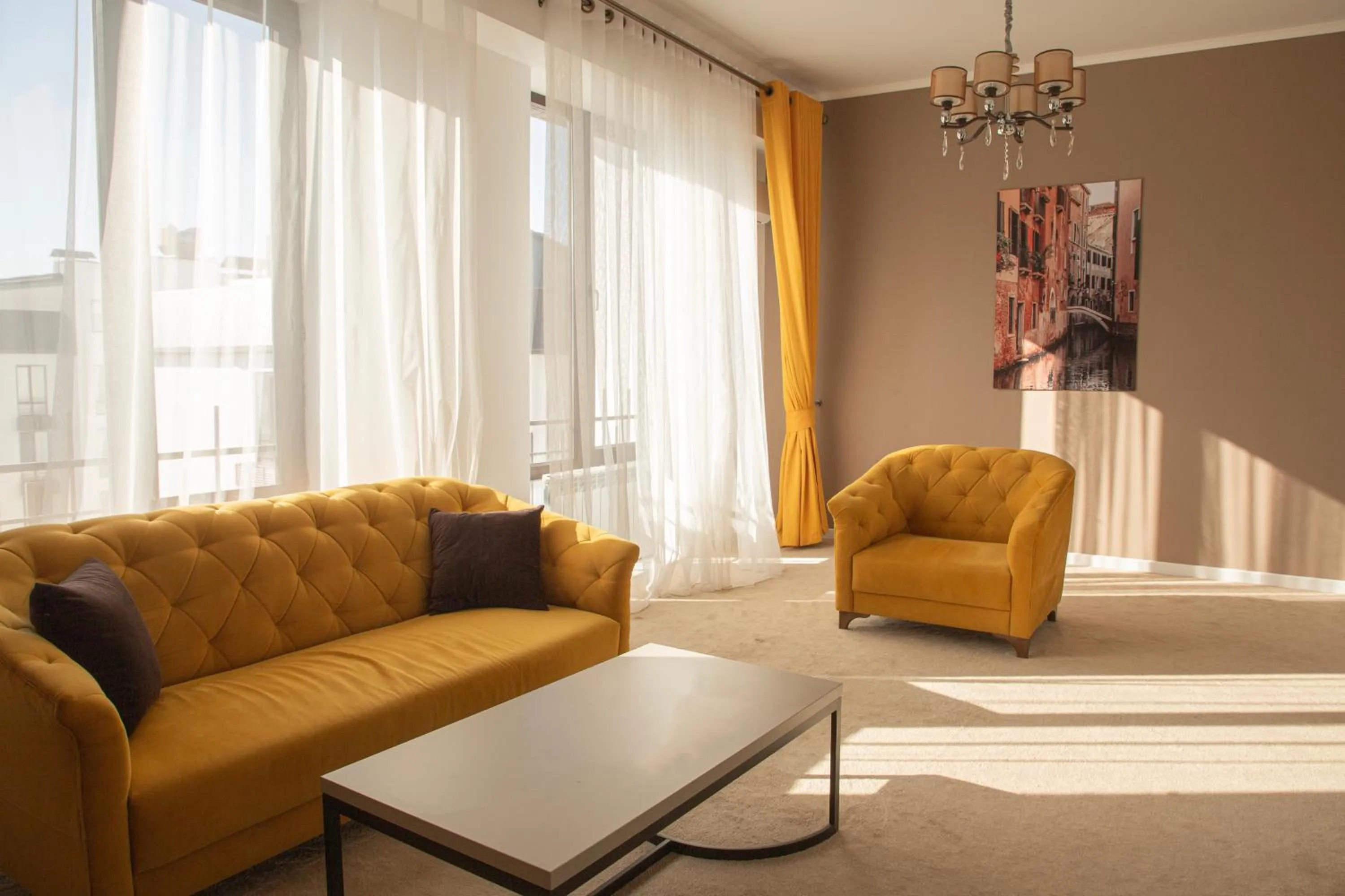 Seating area in Casablanca Apart Hotel