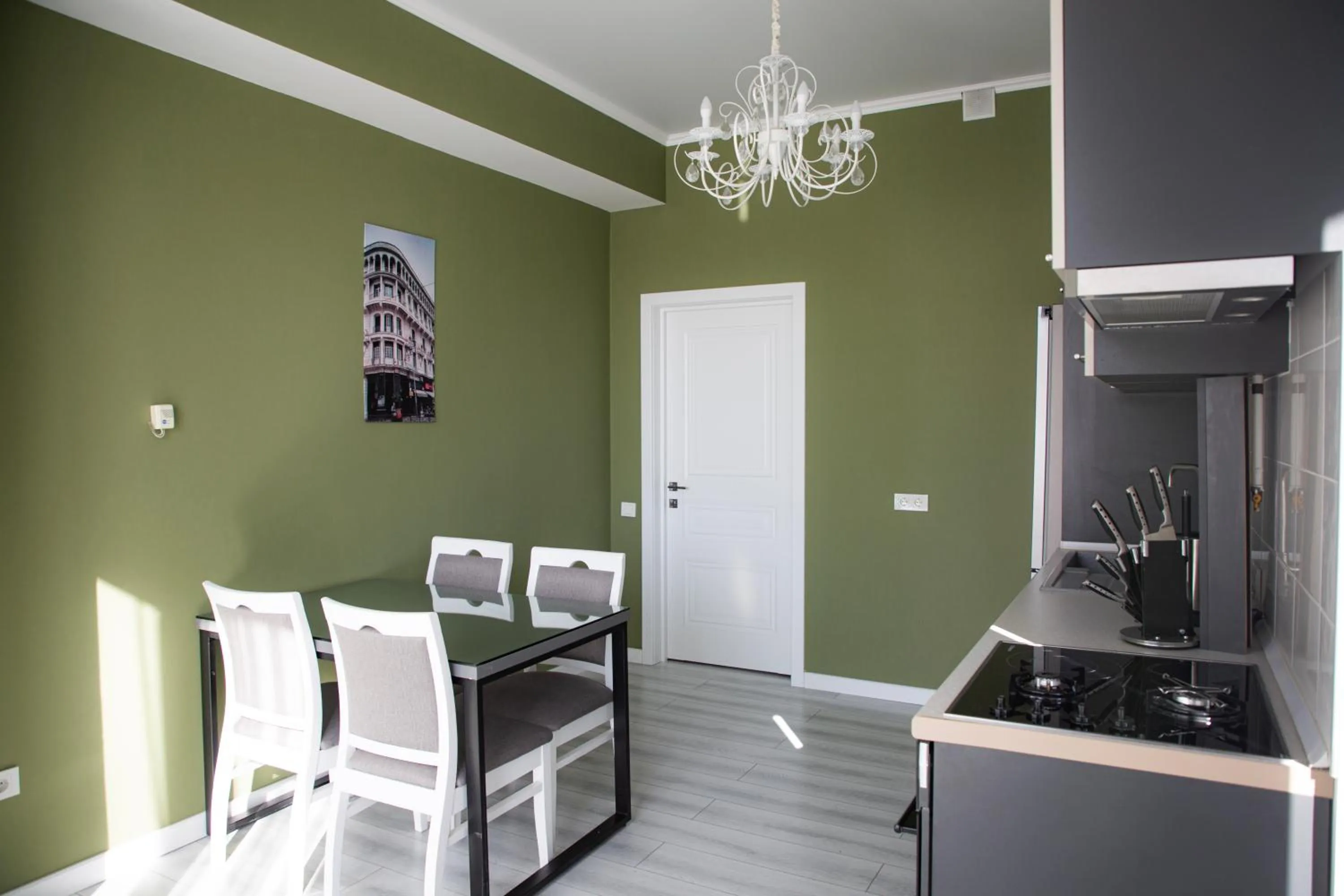 Kitchen or kitchenette in Casablanca Apart Hotel