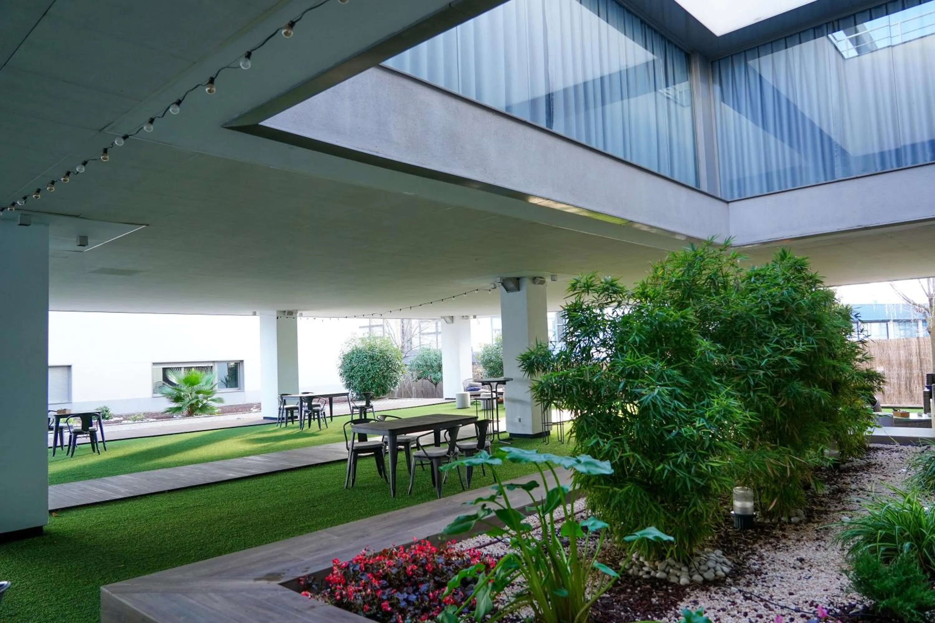 Garden in Hotel Villa Odon