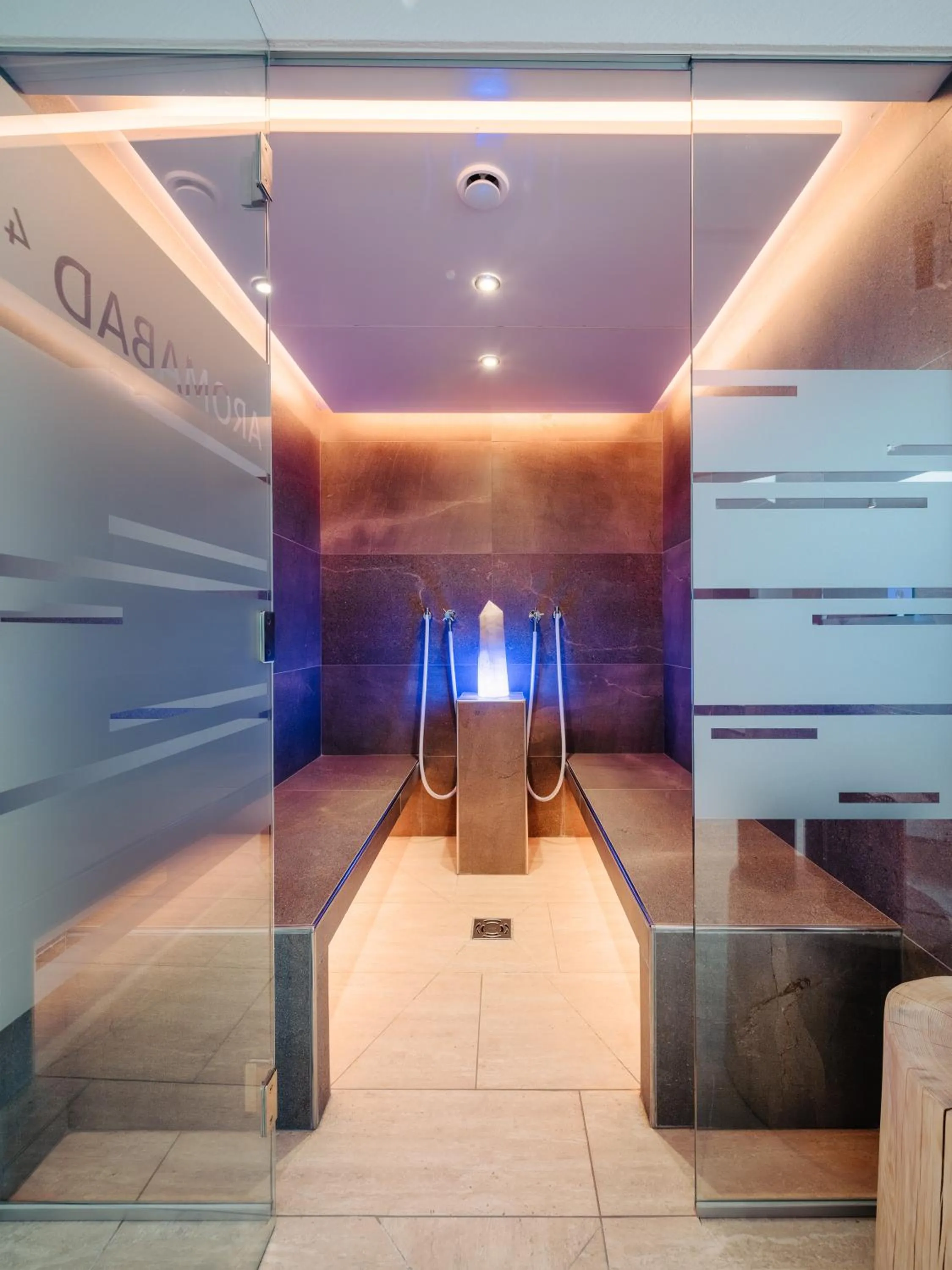 Steam room in Hotel Barbara