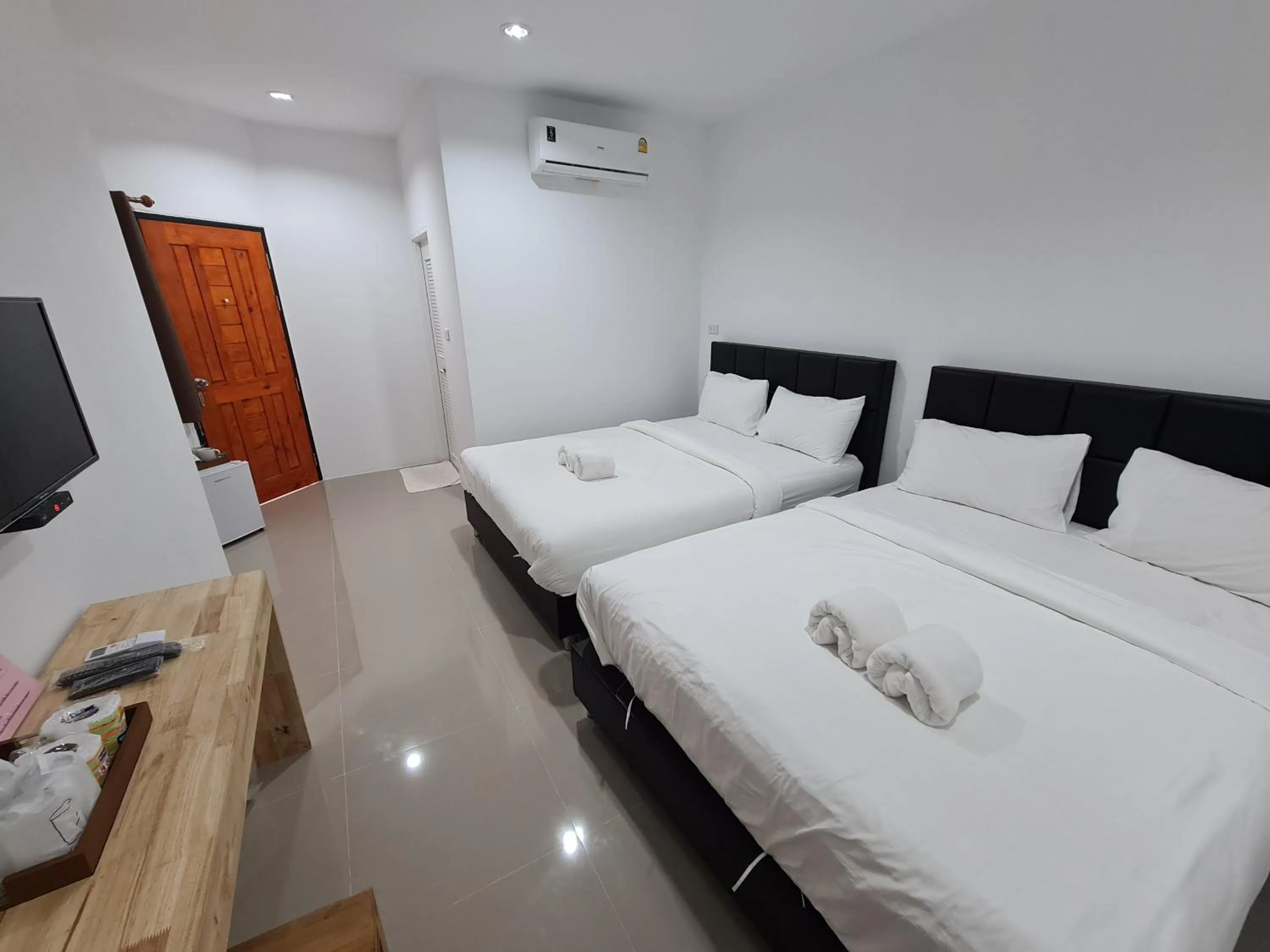 Bed in Vamin Resort Chiangkhan Loei วามินทร์รีสอร์ท เชียงคาน เลย