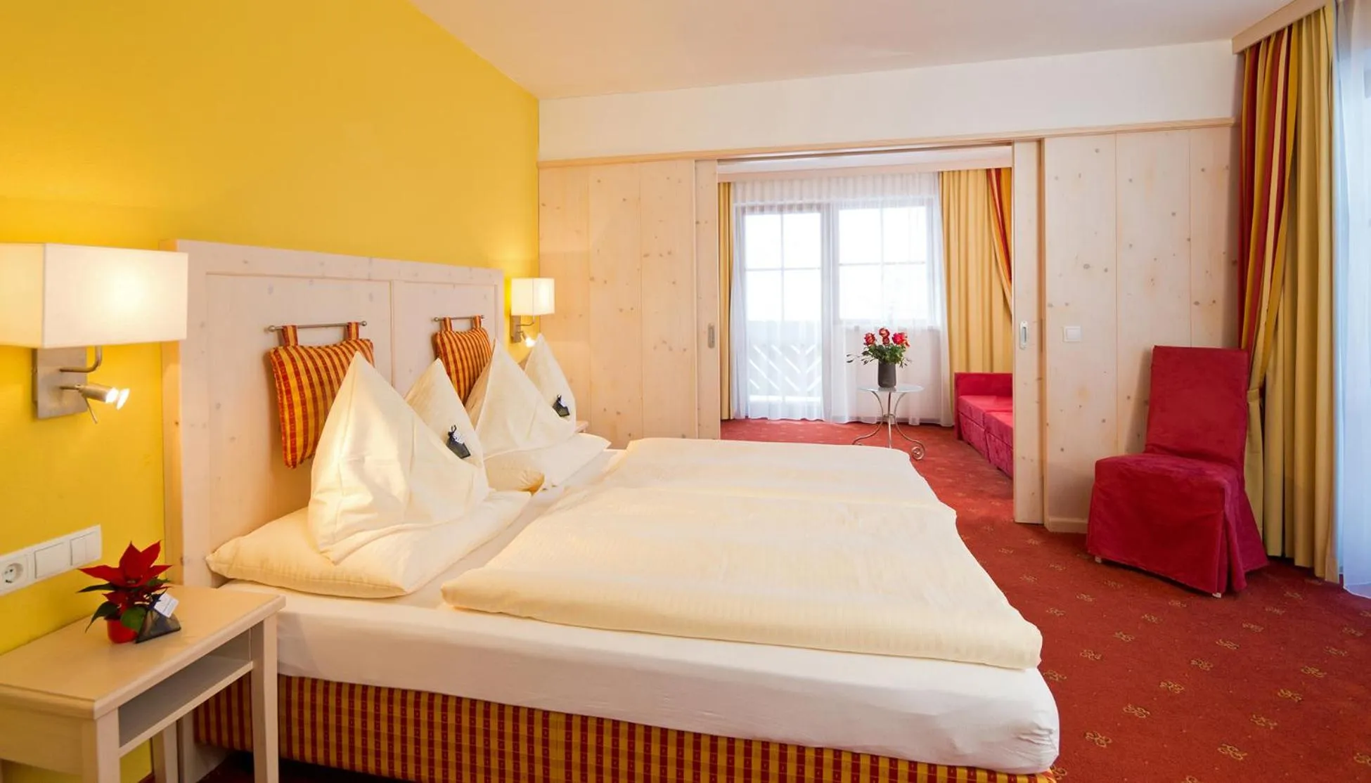 Bedroom, Bed in Hotel Enzian by Alpeffect Hotels