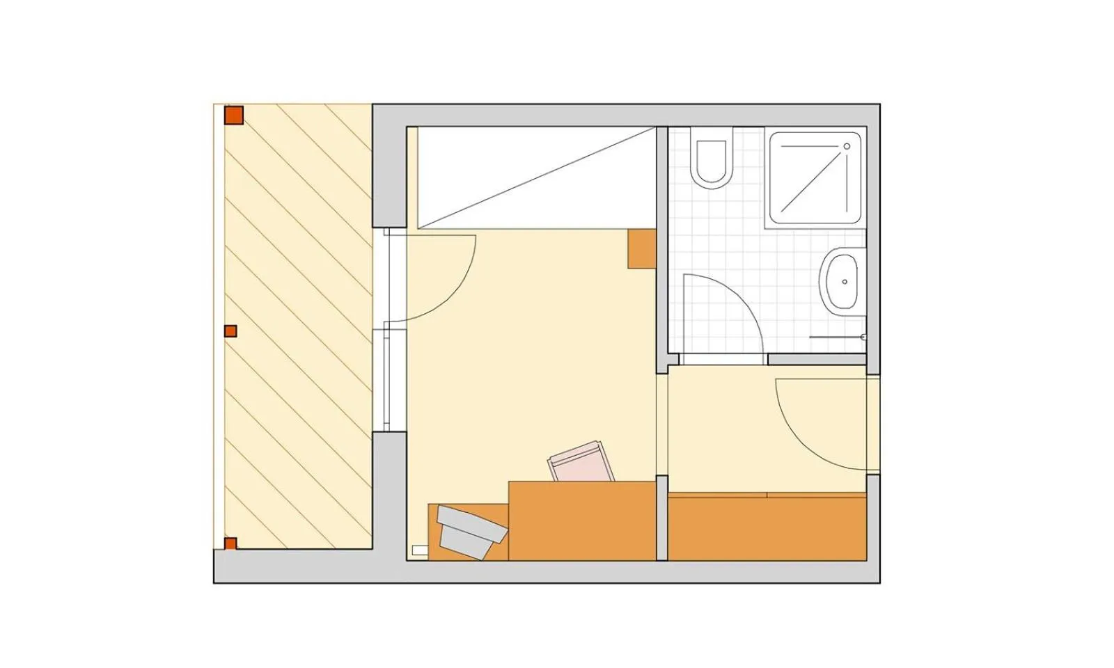 Floor plan in Hotel Enzian by Alpeffect Hotels