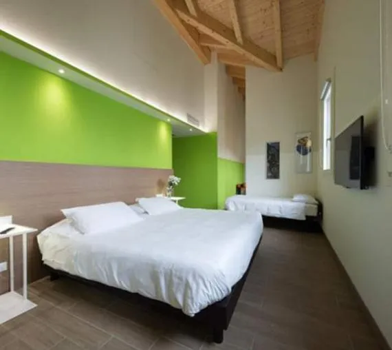 Bed in Hotel Marelet