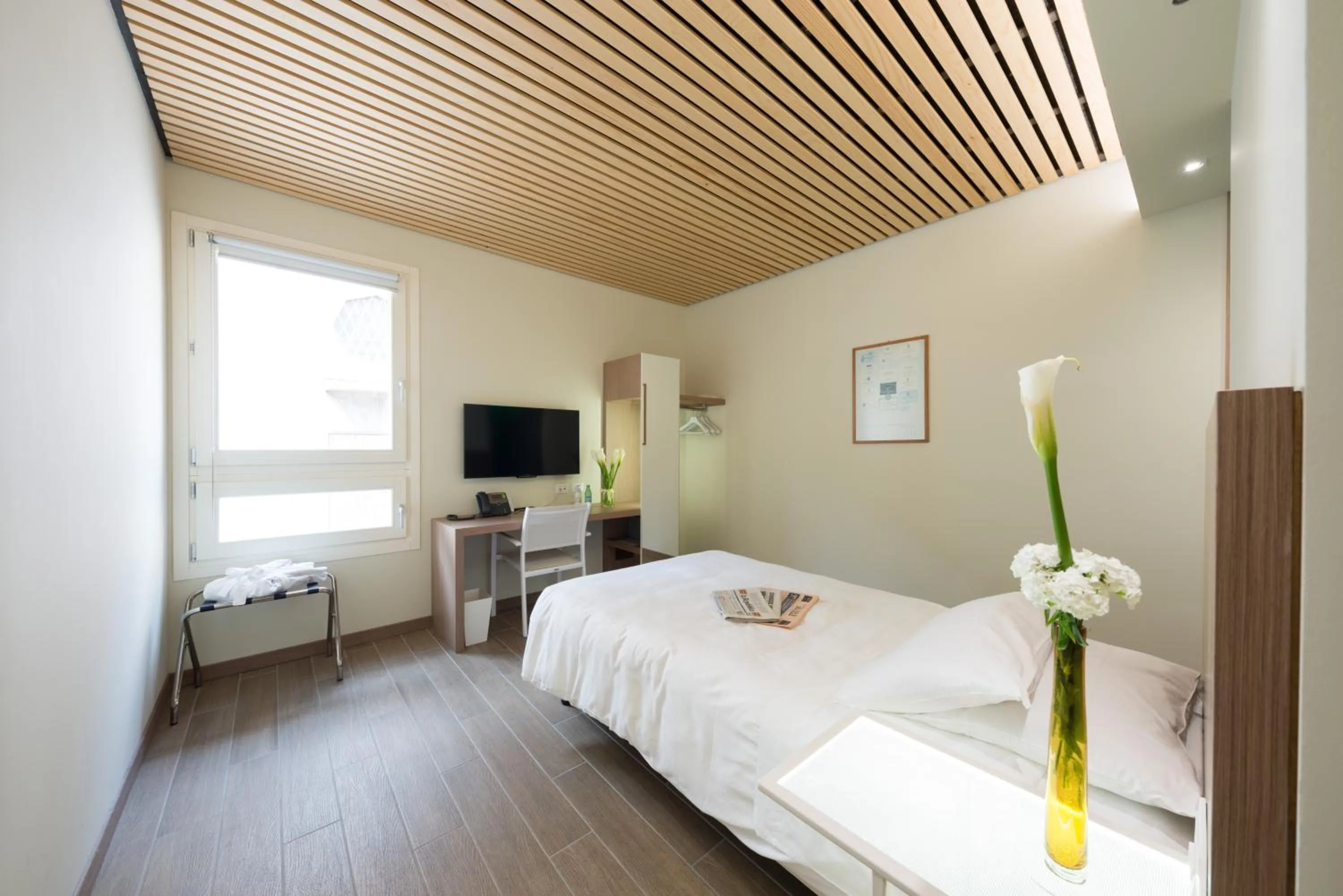 Bed in Hotel Marelet