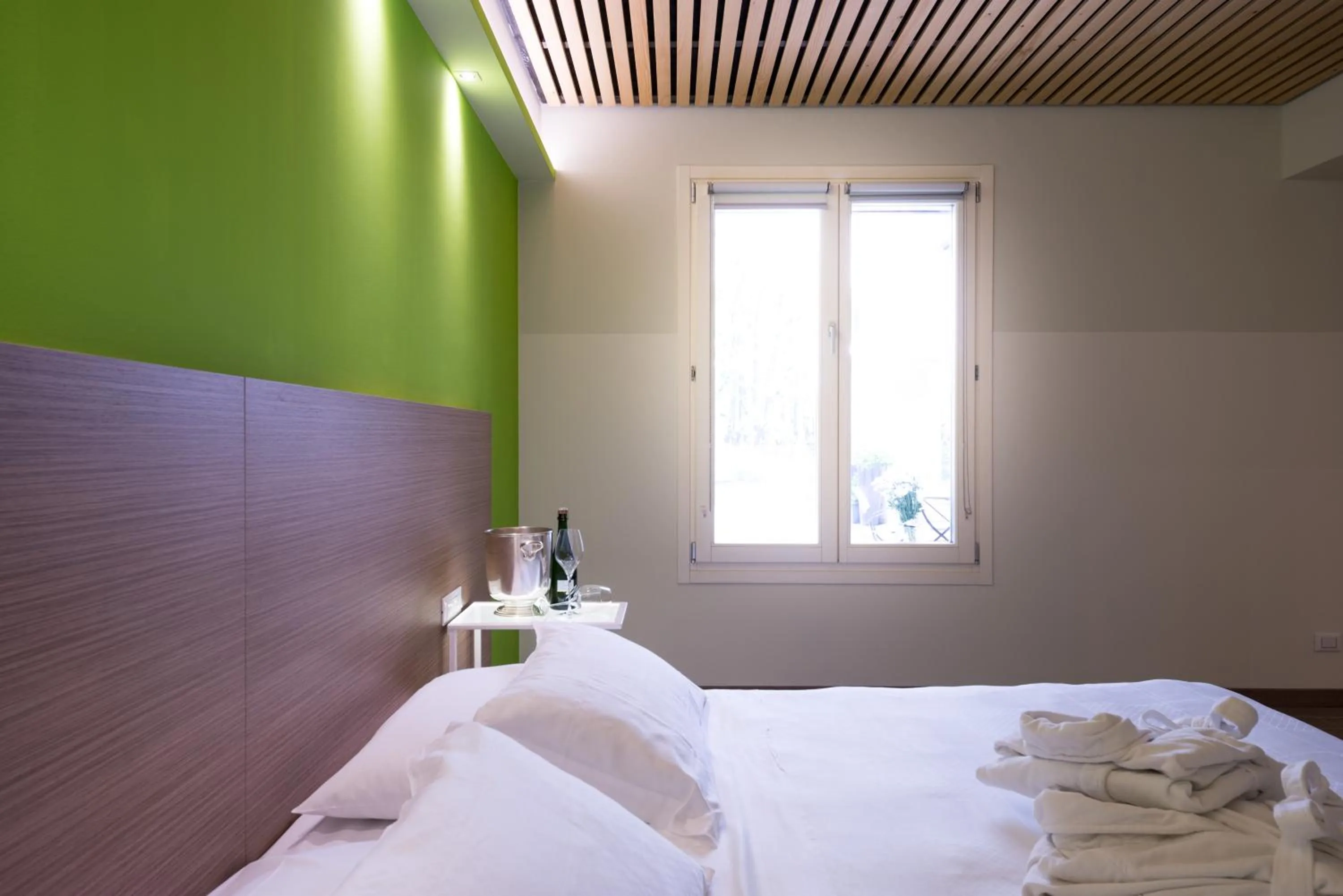 Bed in Hotel Marelet