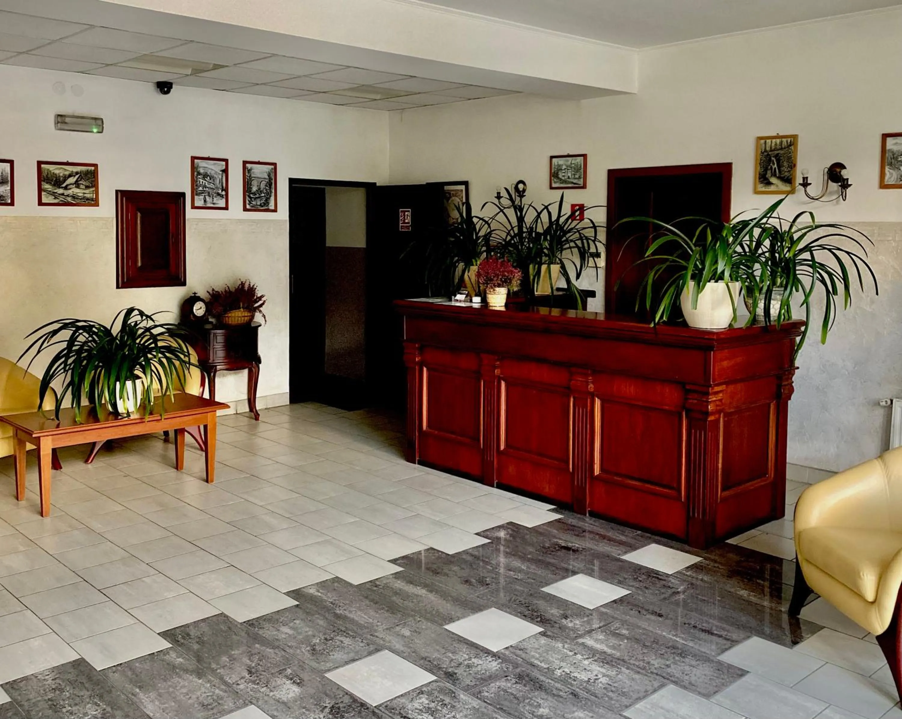 Lobby or reception in Zajazd Kadar