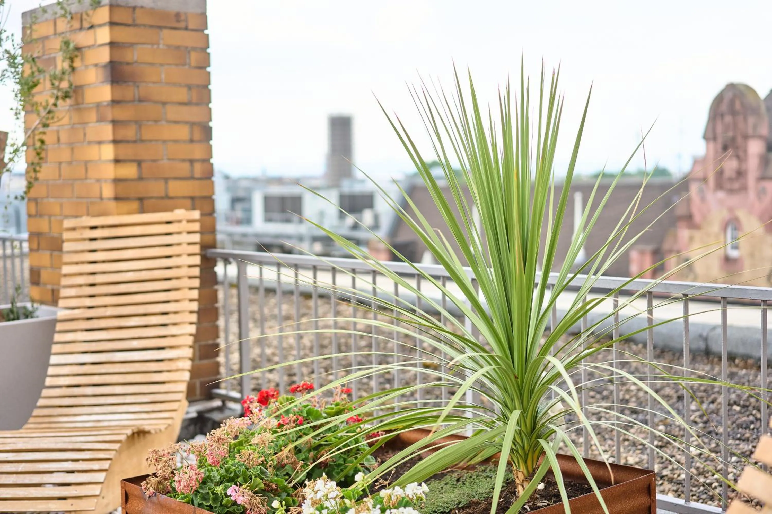 Balcony/Terrace in eXo Boutique Hotel Mannheim - by SuperFly Hotels