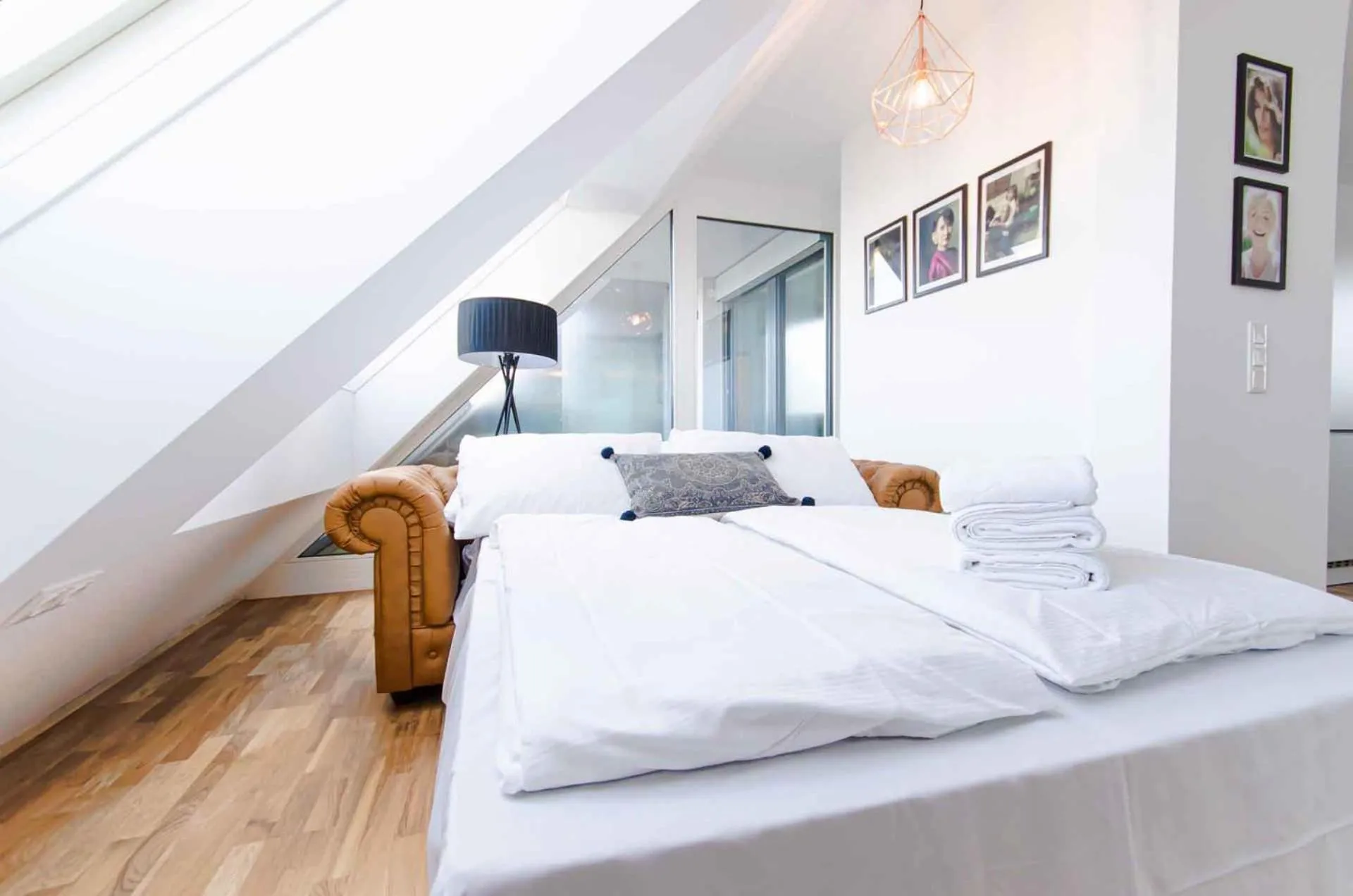 Bed in Grand Quarters City Residence