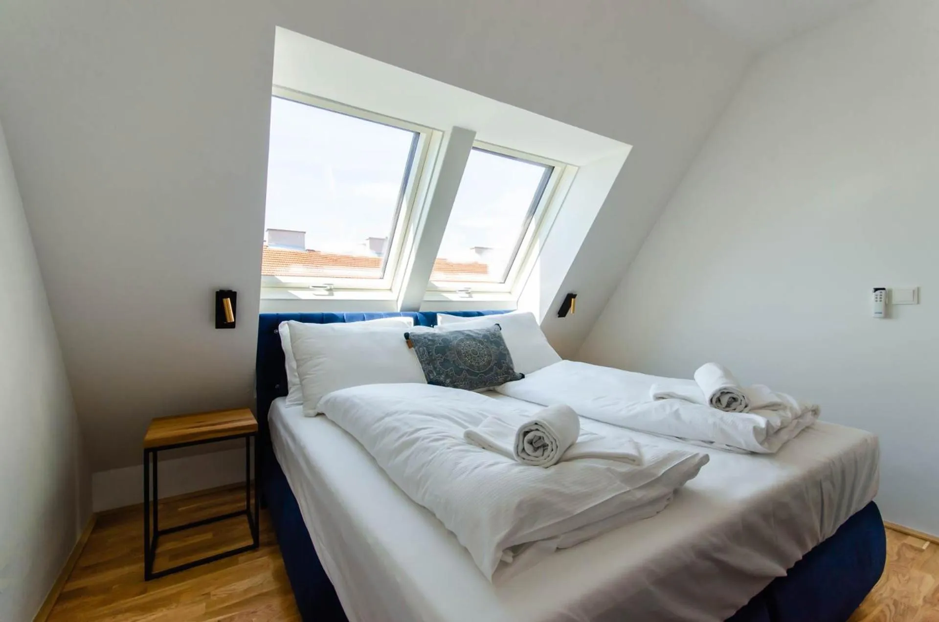 Bed in Grand Quarters City Residence