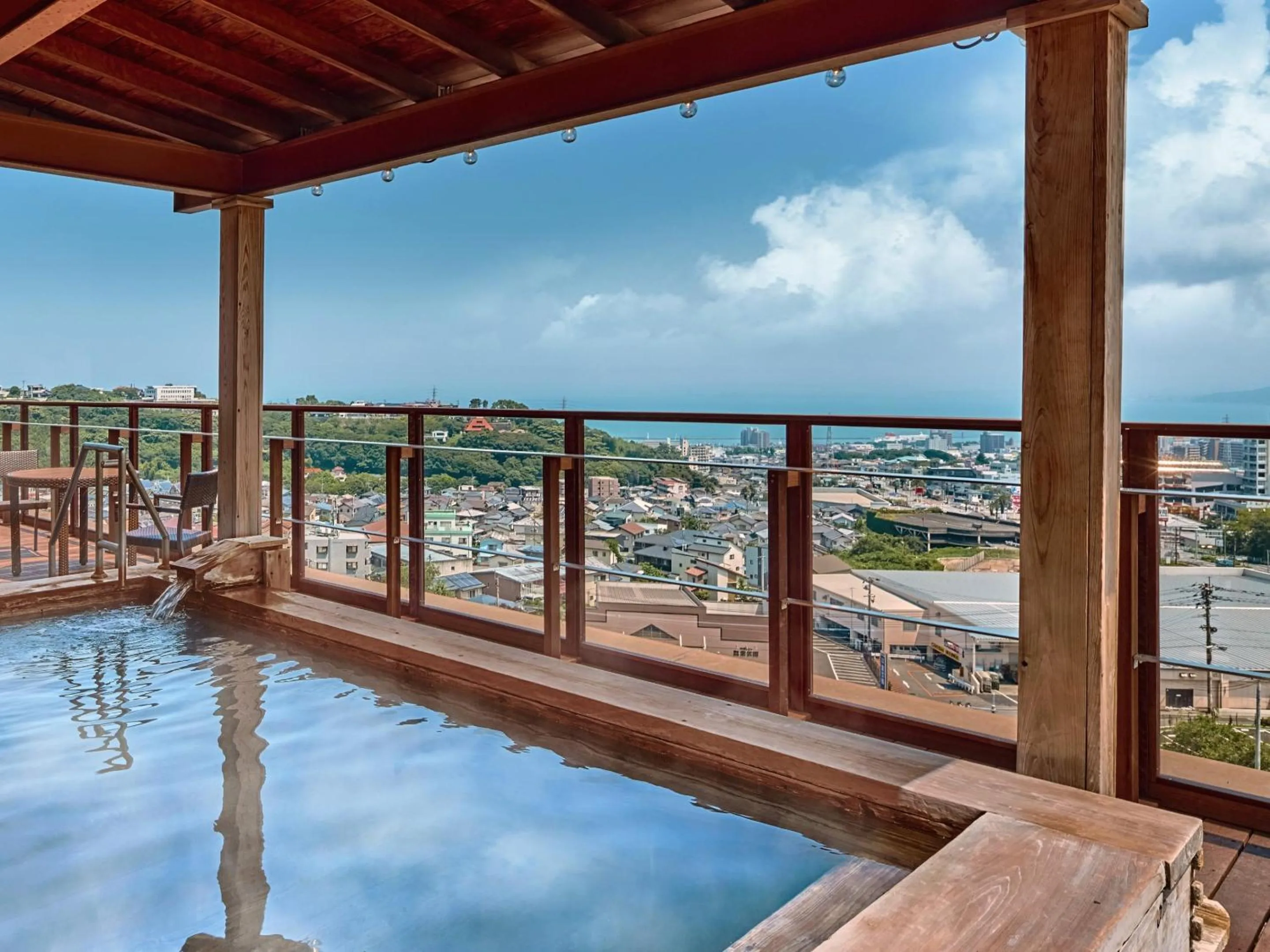 Hot Spring Bath in Ooedo Onsen Monogatari Premium Hotel Fugetsu
