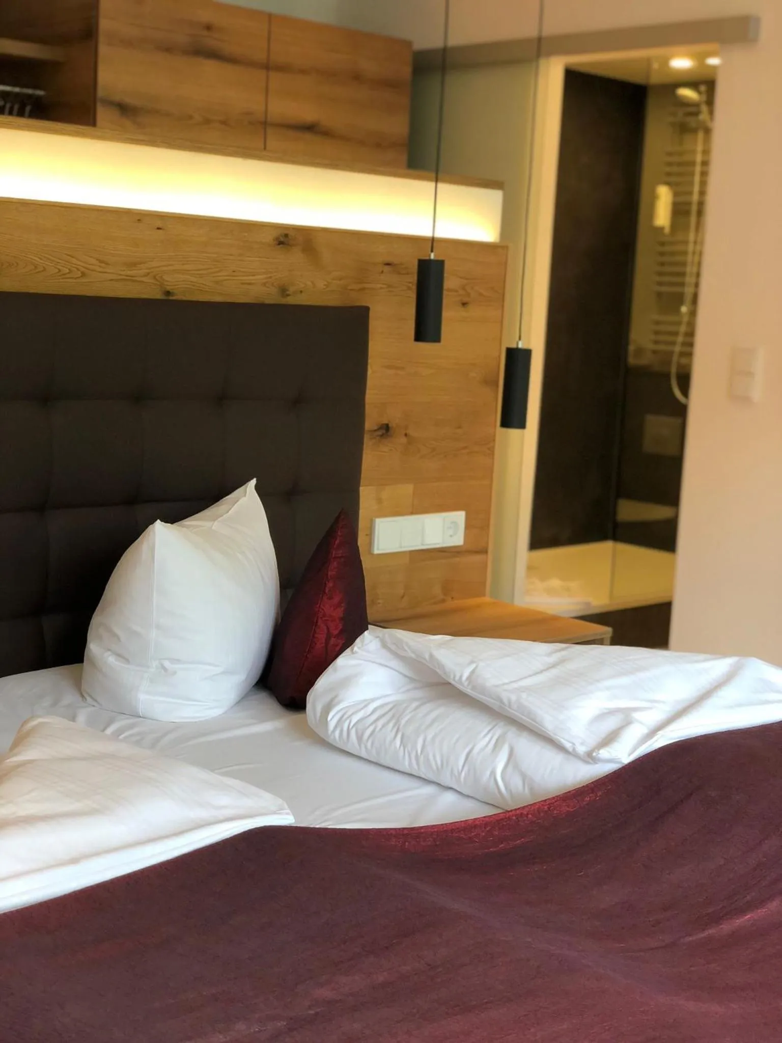 Bed in Hotel Kainsbacher Mühle