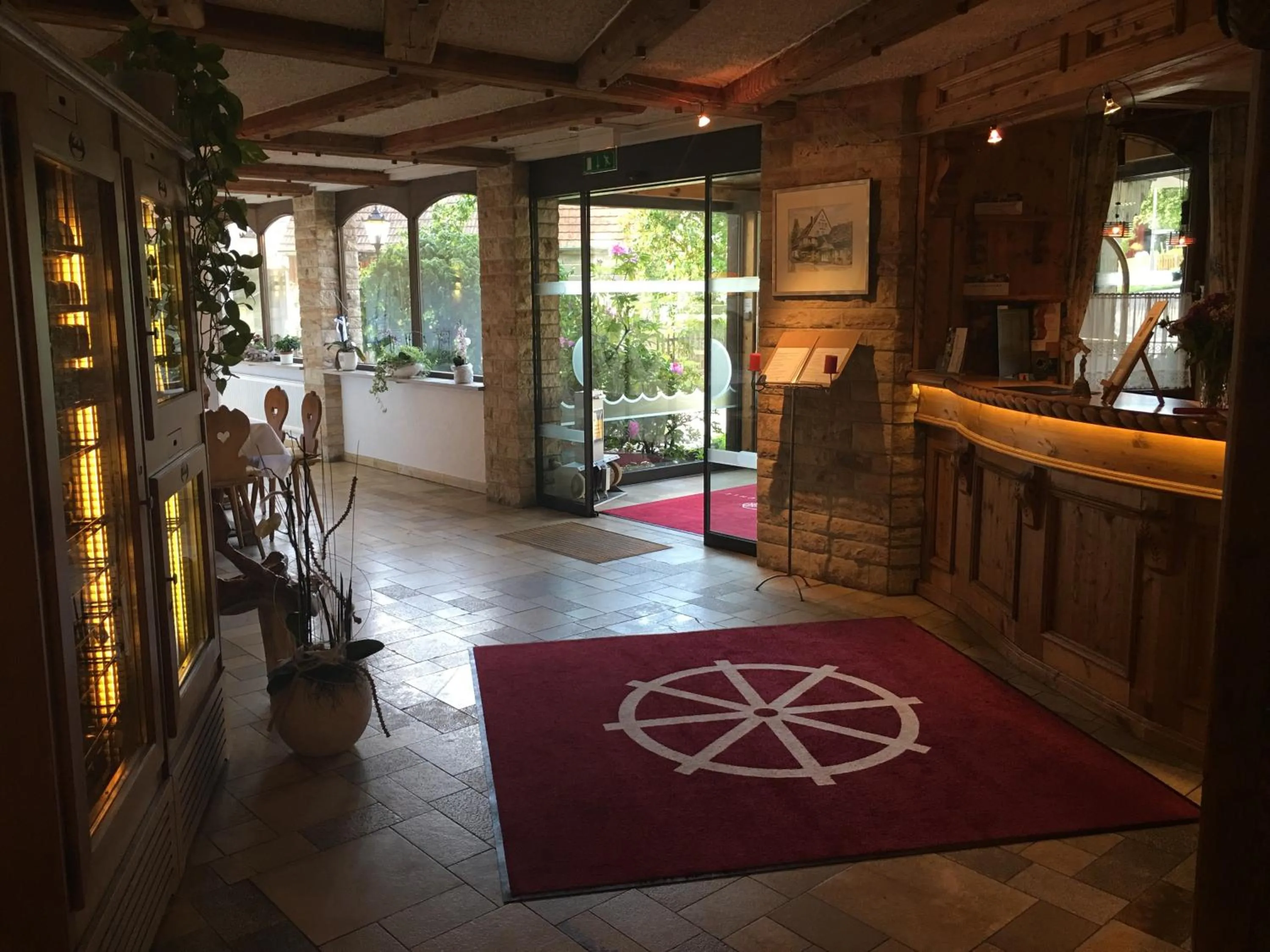 Lobby or reception in Hotel Kainsbacher Mühle
