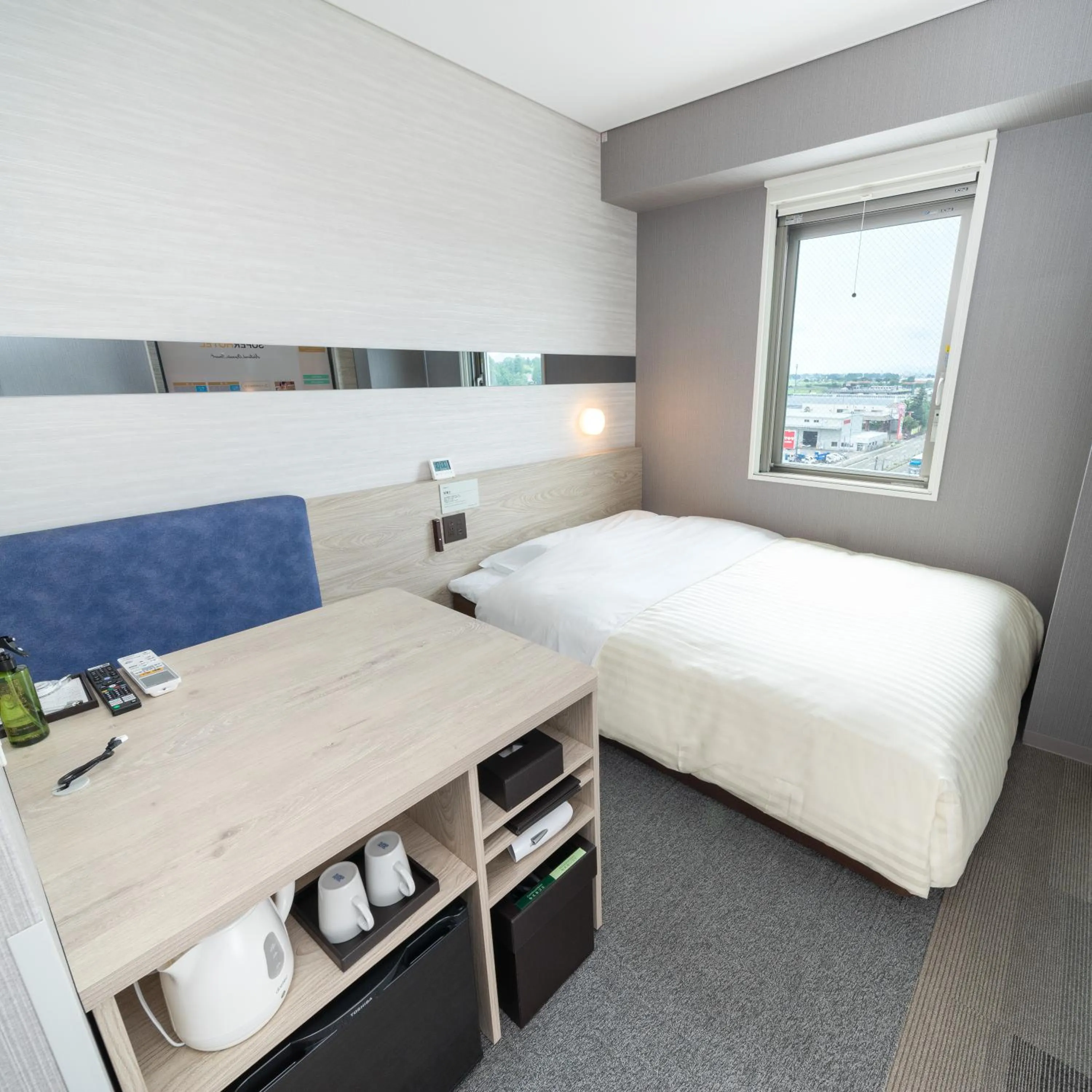 Photo of the whole room, Bed in Super Hotel Sendai Airport Inter